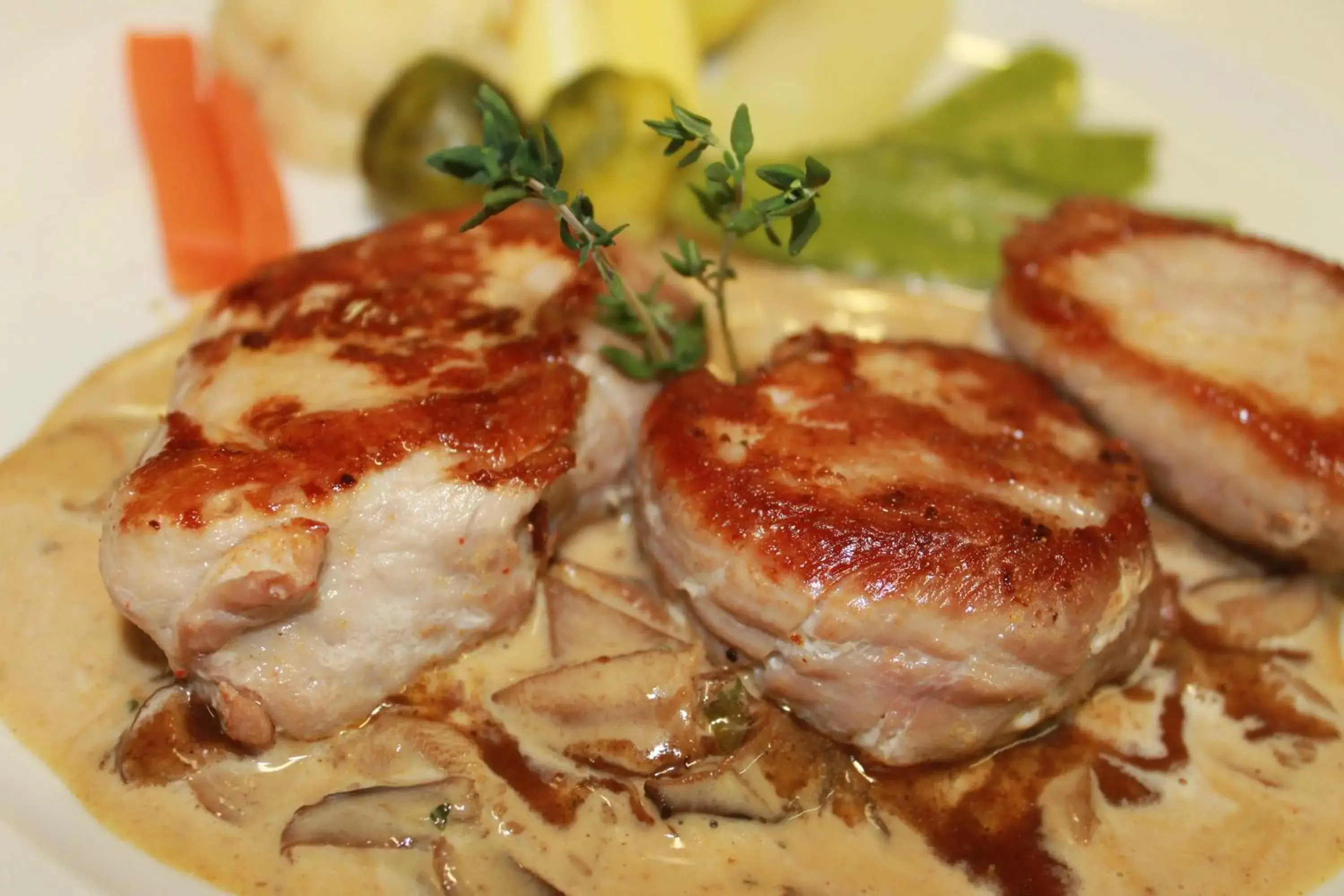 Food close-up in AKZENT Hotel Landgasthof Murrer Food close-up in AKZENT Hotel Landgasthof Murrer