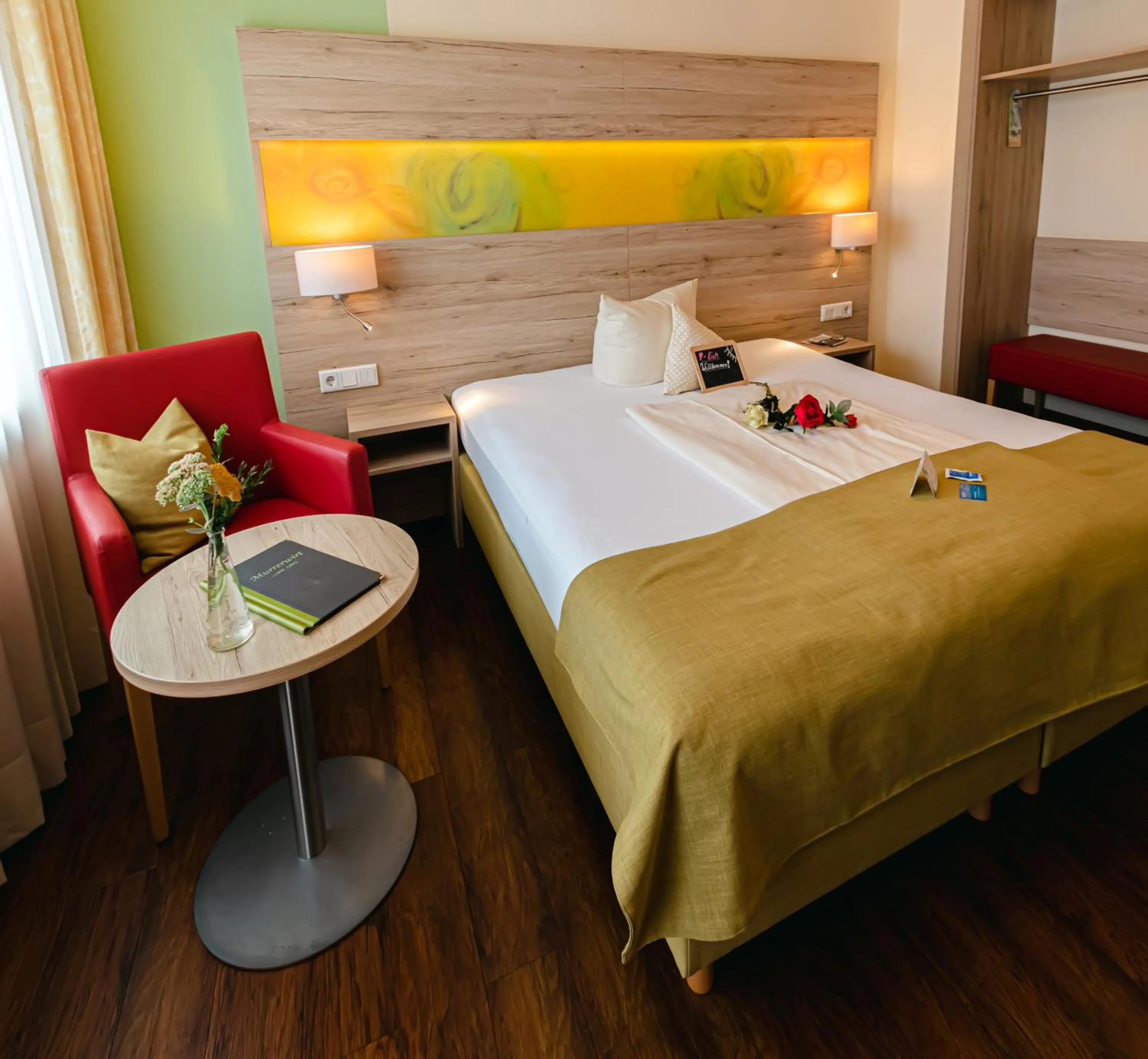 Bed in AKZENT Hotel Landgasthof Murrer