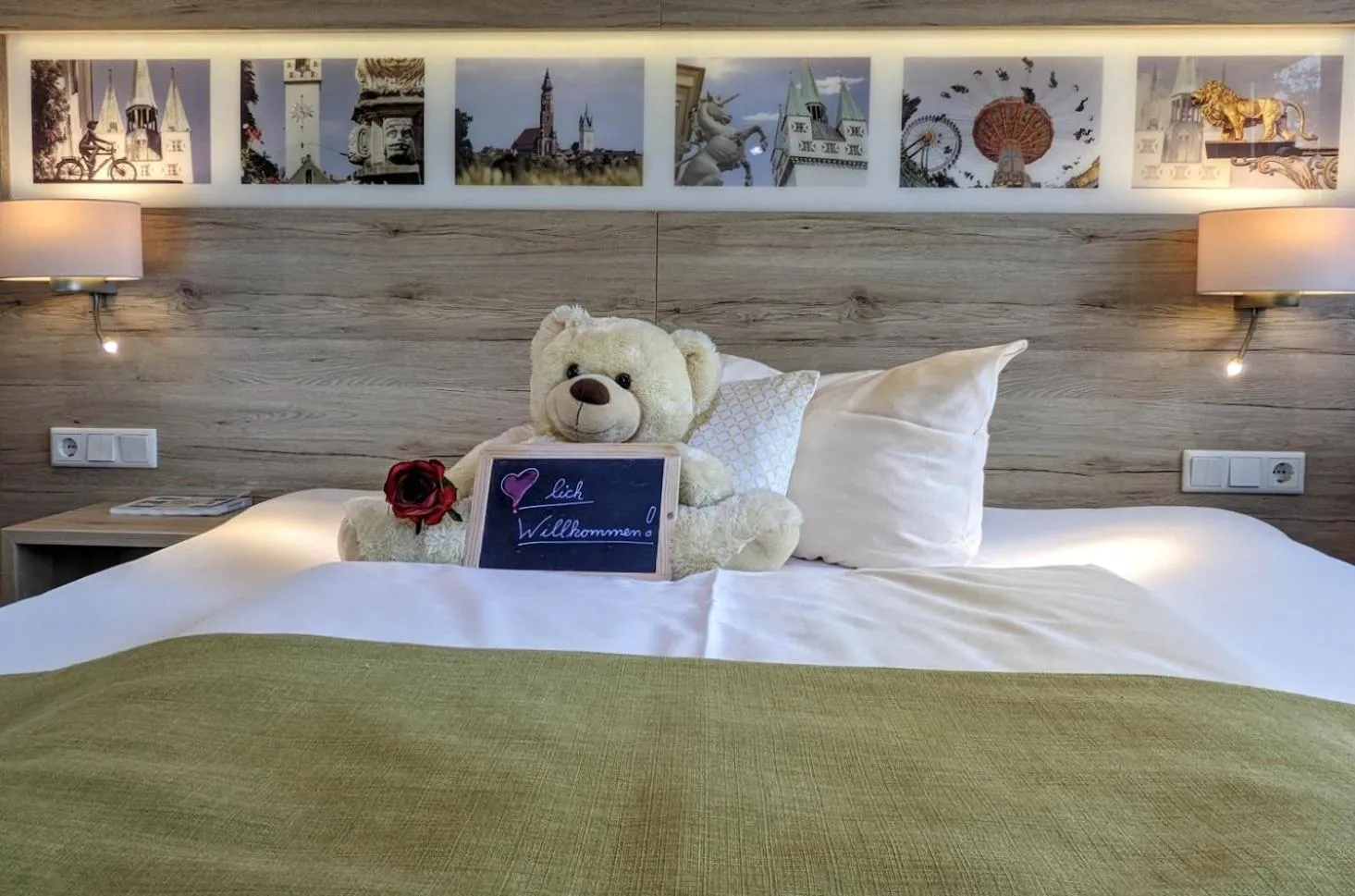 Bed in AKZENT Hotel Landgasthof Murrer