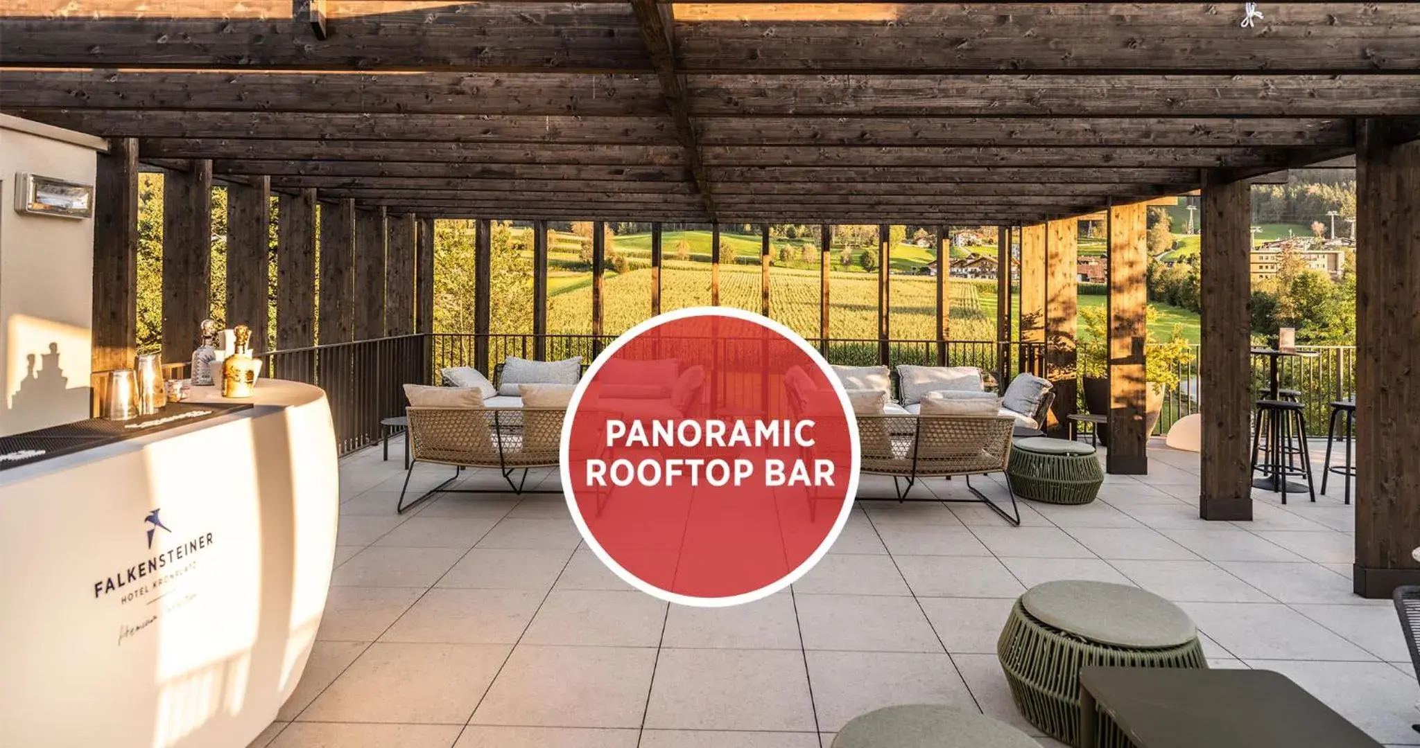 Lounge or bar in Falkensteiner Hotel Kronplatz - The Leading Hotels of the World Lounge or bar in Falkensteiner Hotel Kronplatz - The Leading Hotels of the World