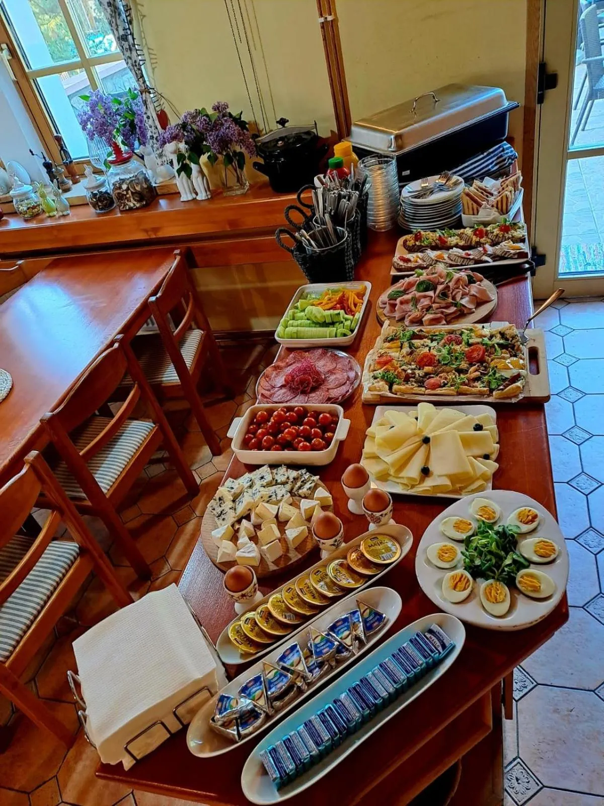 Breakfast in hotel ZLATÝ POTOK