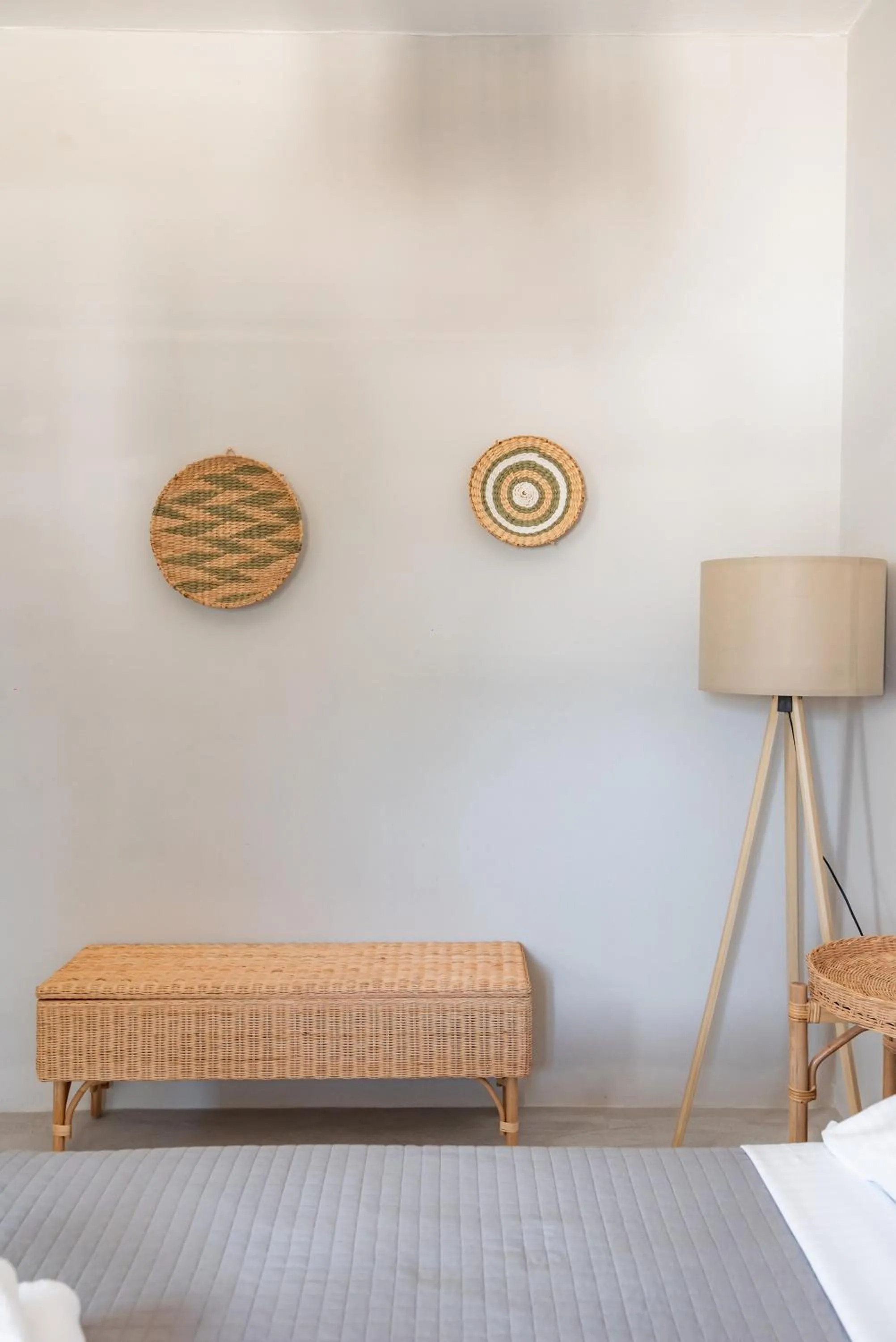 Bed in Rania Apartments Sea View