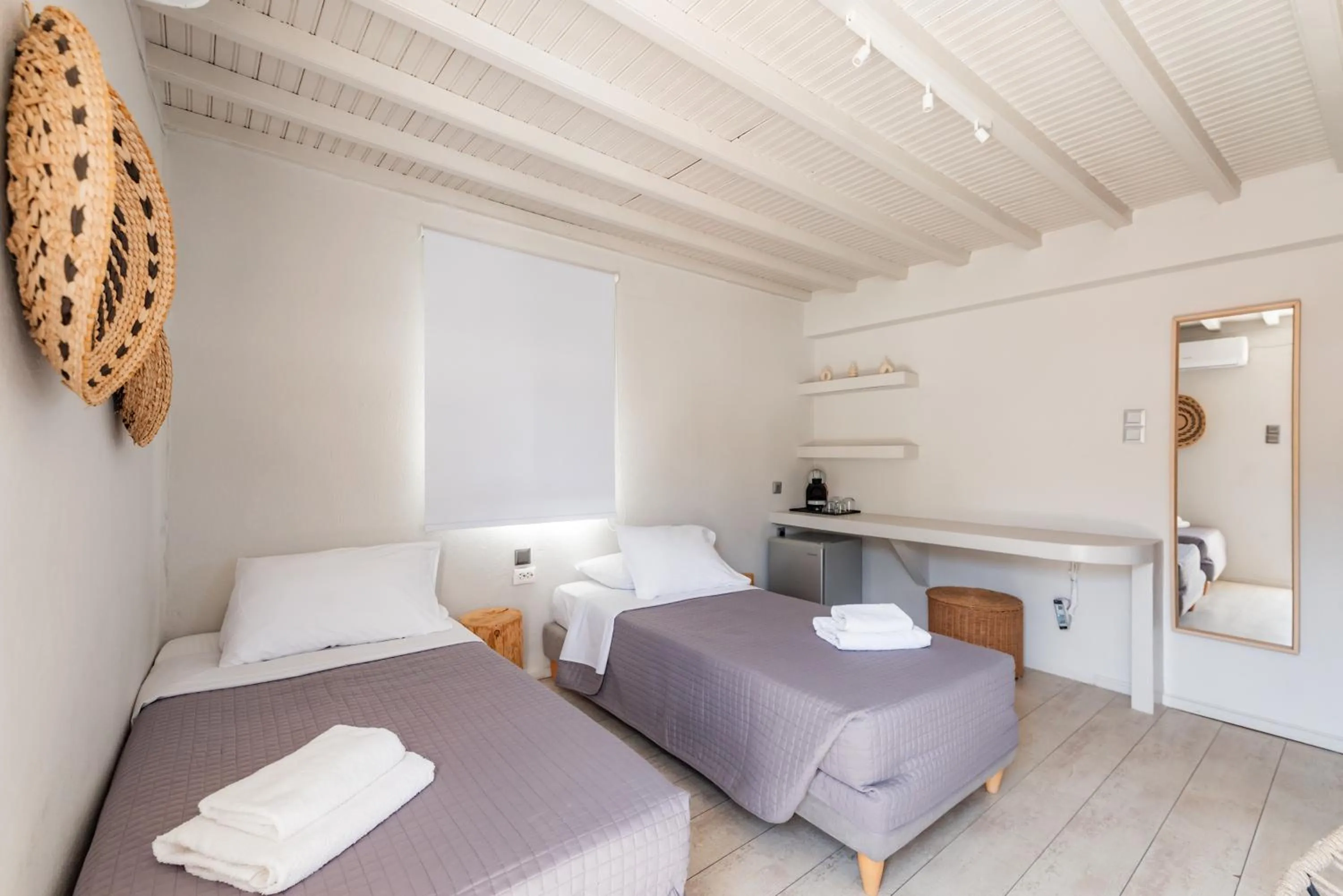 Bed in Rania Apartments Sea View