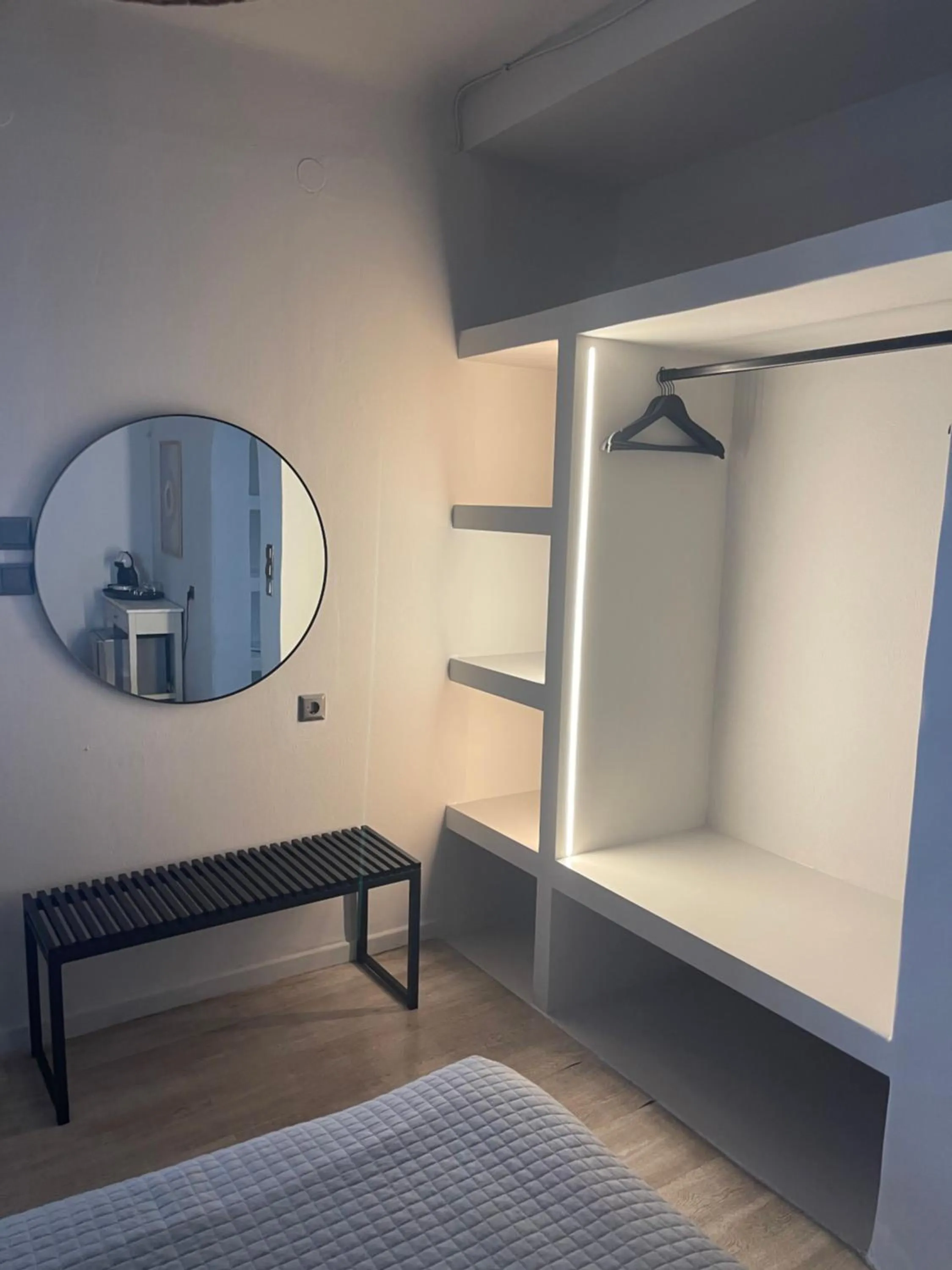 Bed in Rania Apartments Sea View