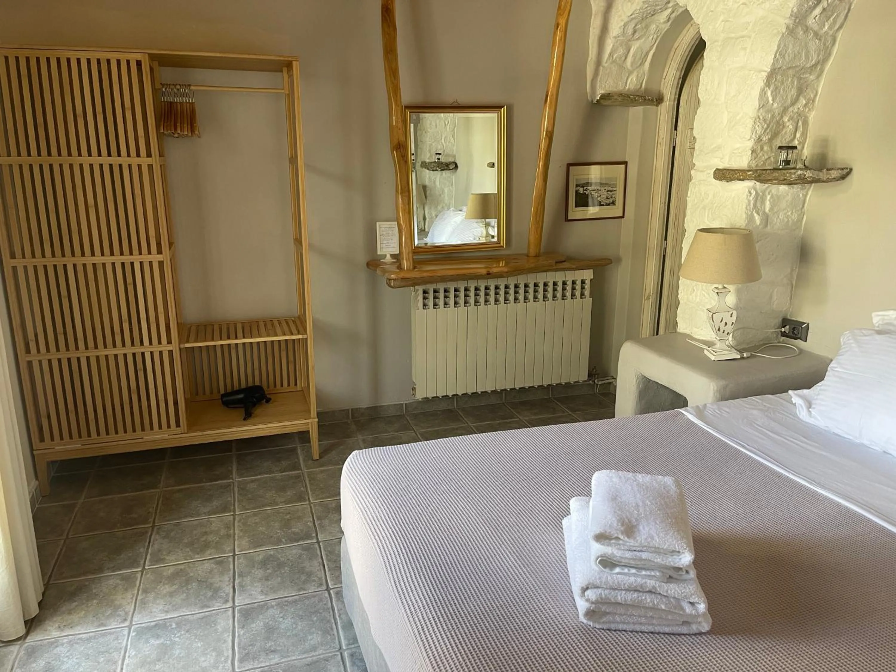 Bed in Rania Apartments Sea View