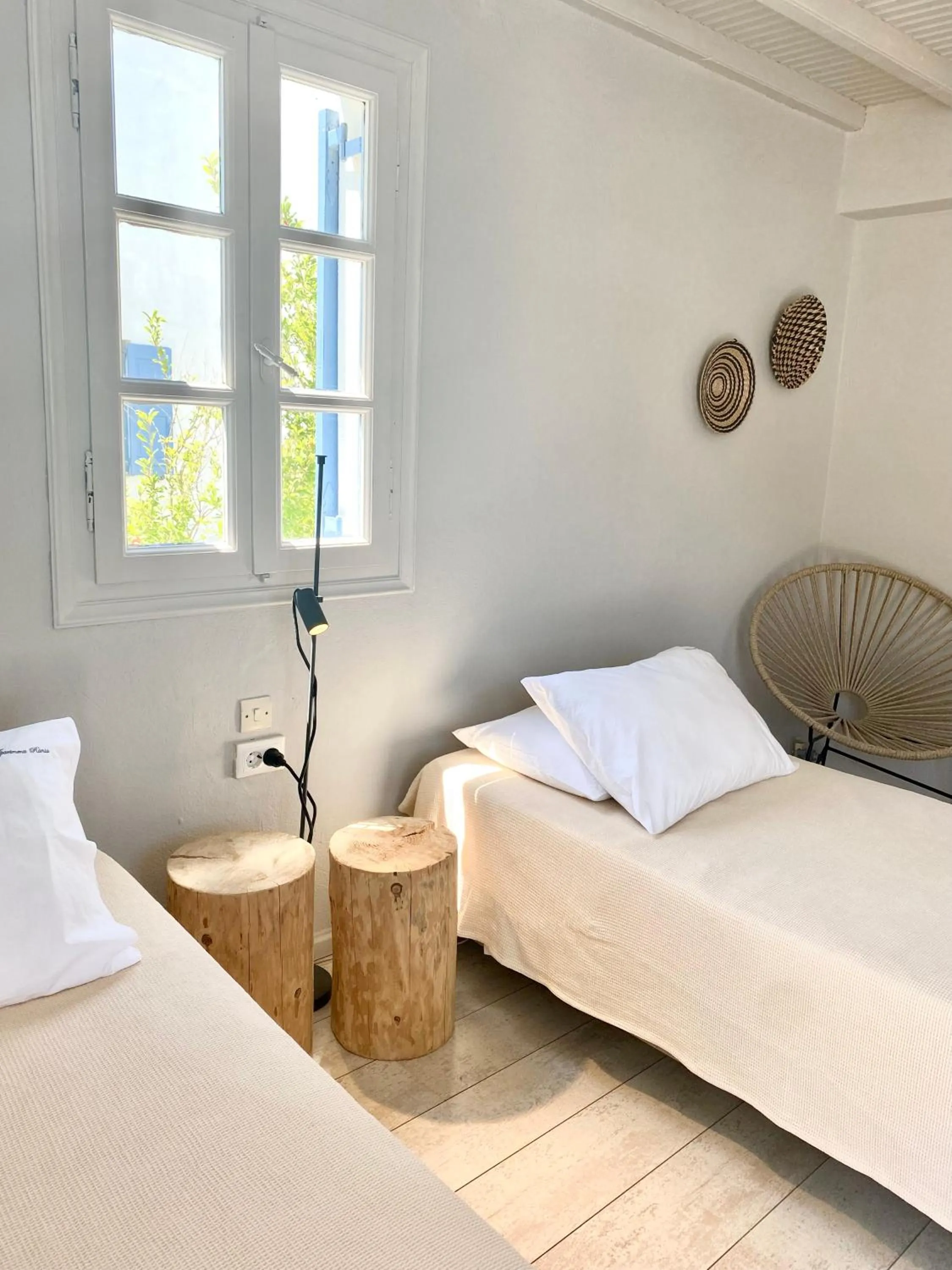 Bed in Rania Apartments Sea View