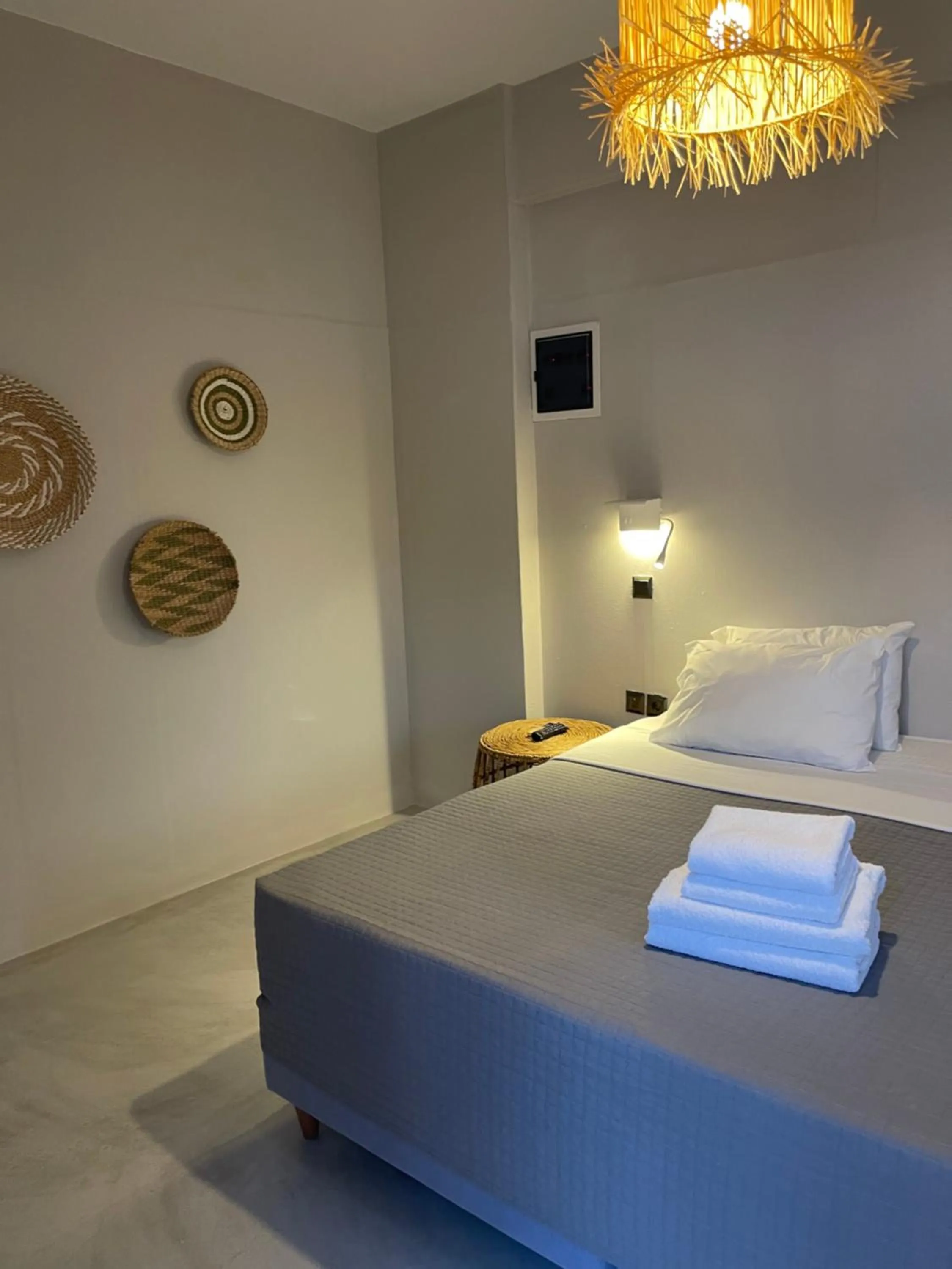 Bed in Rania Apartments Sea View