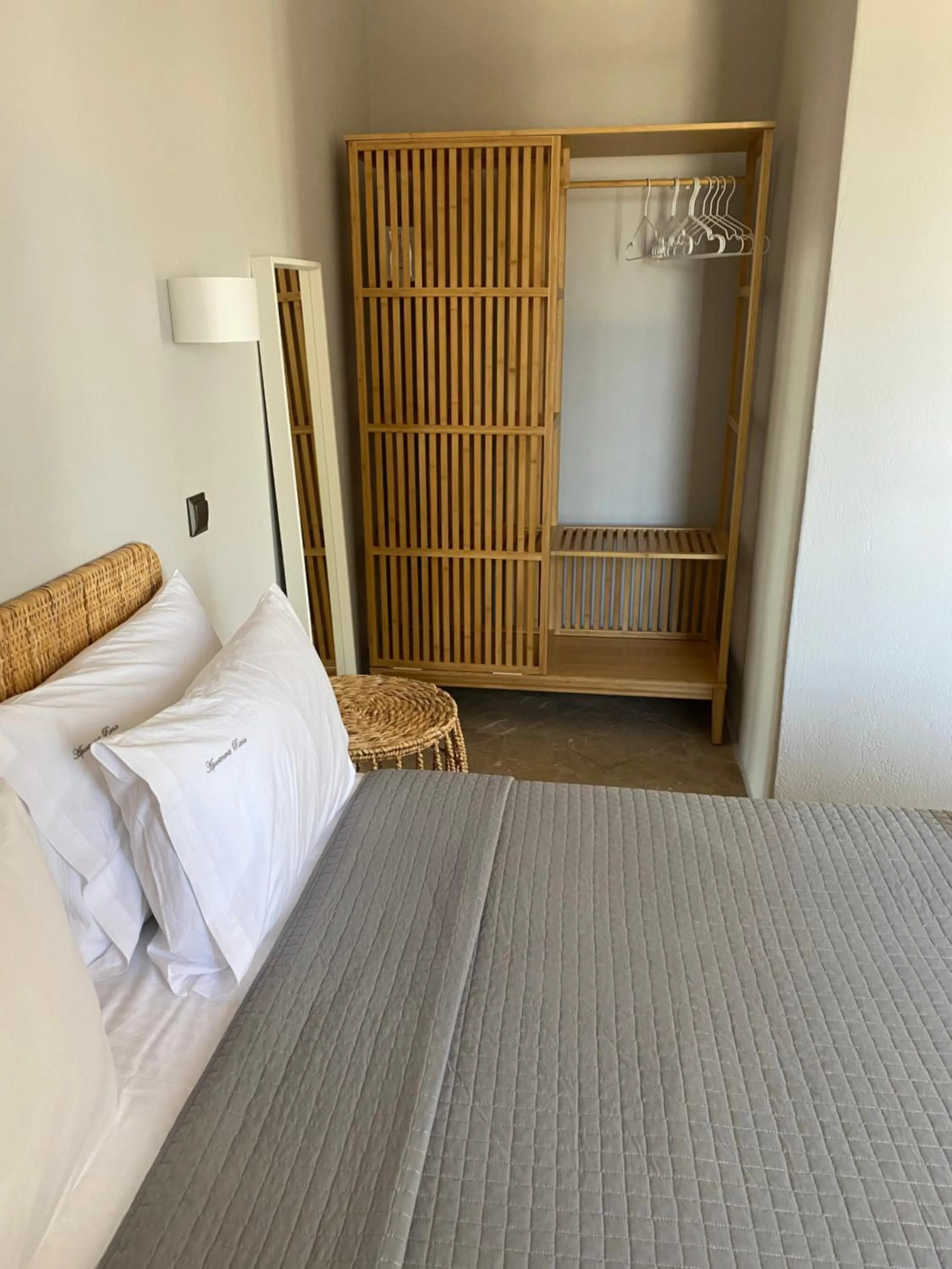 Bed in Rania Apartments Sea View