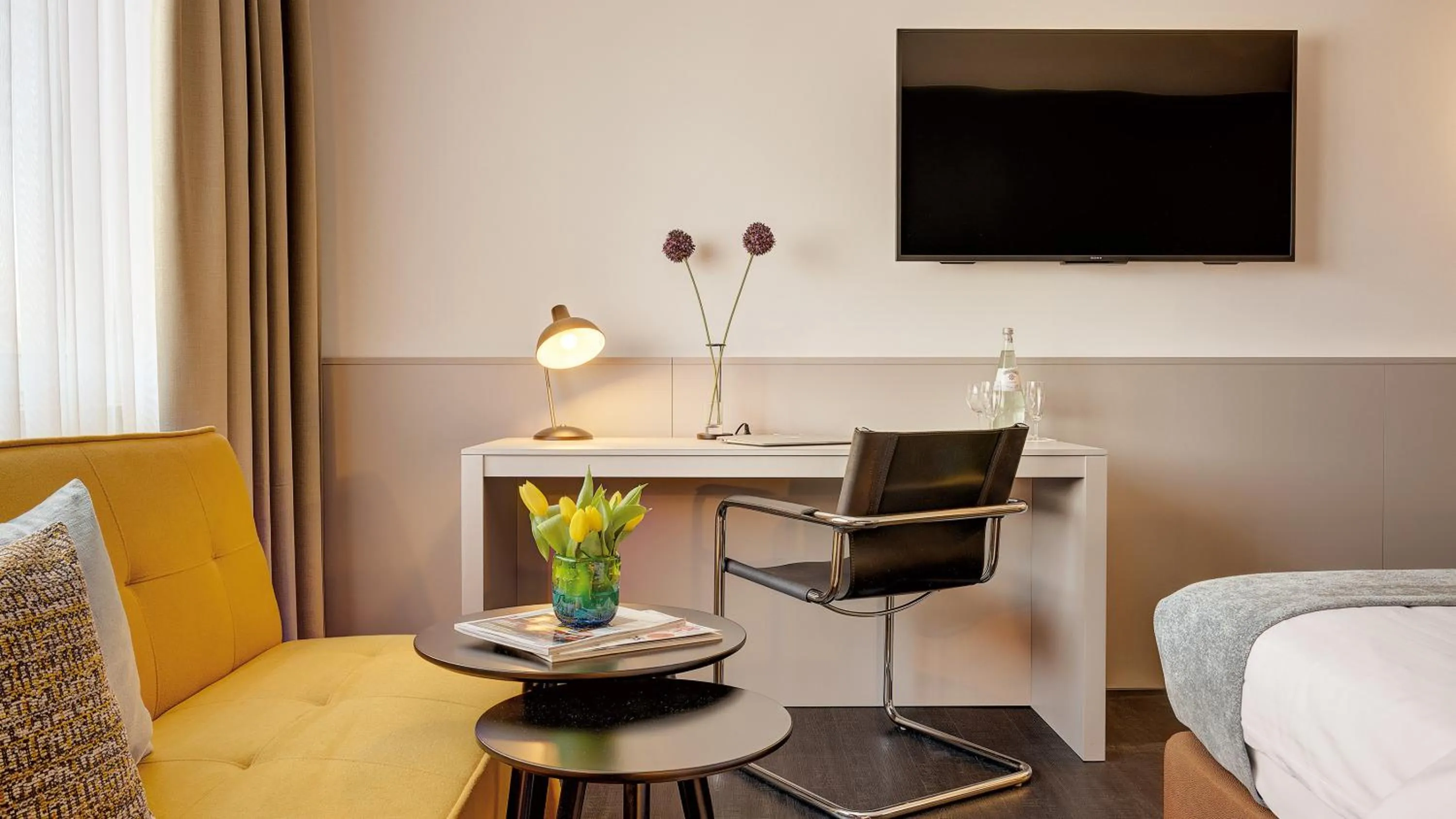 Seating area in Hotel Central