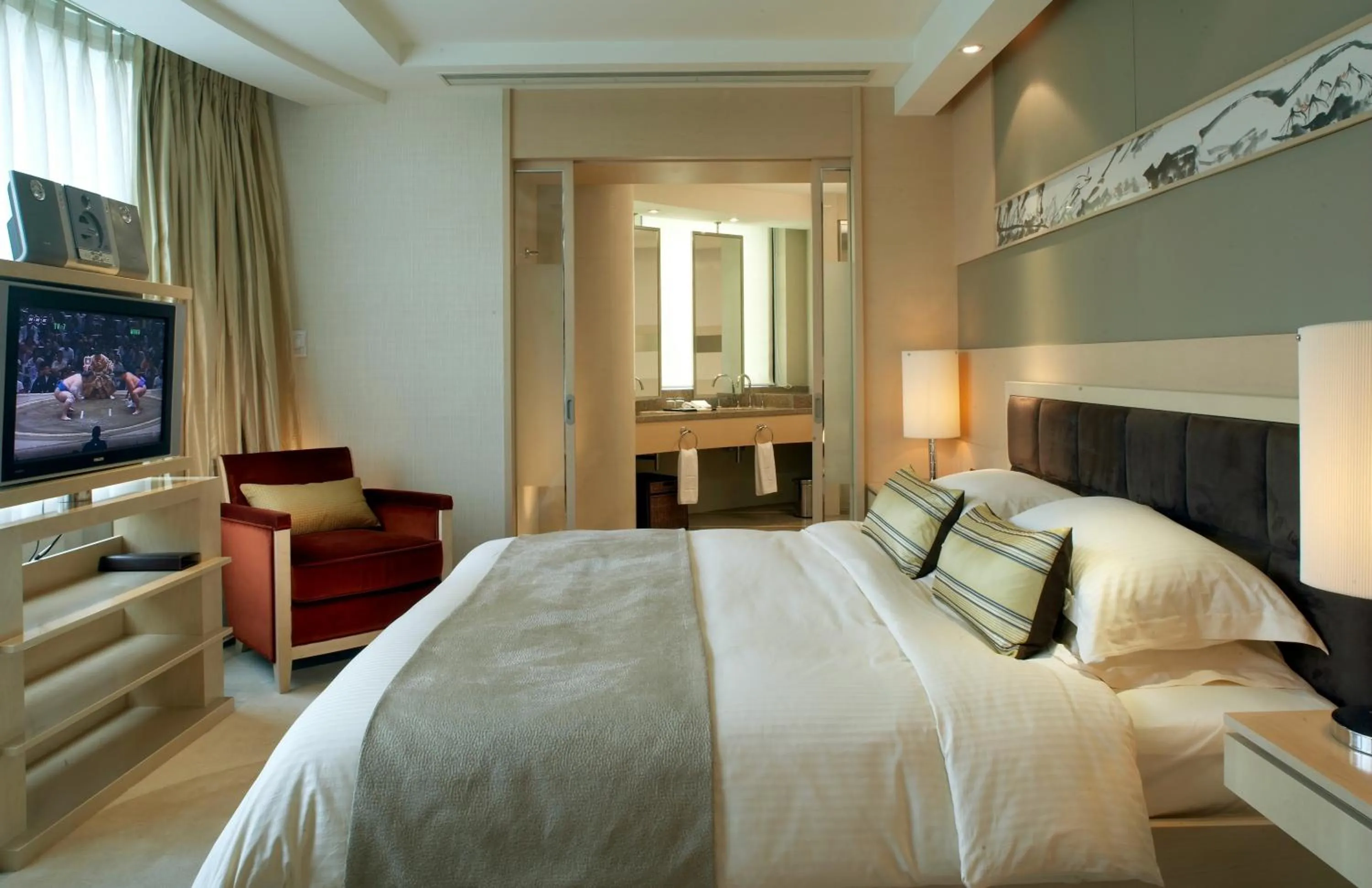 Bed in Hengshan Garden Hotel