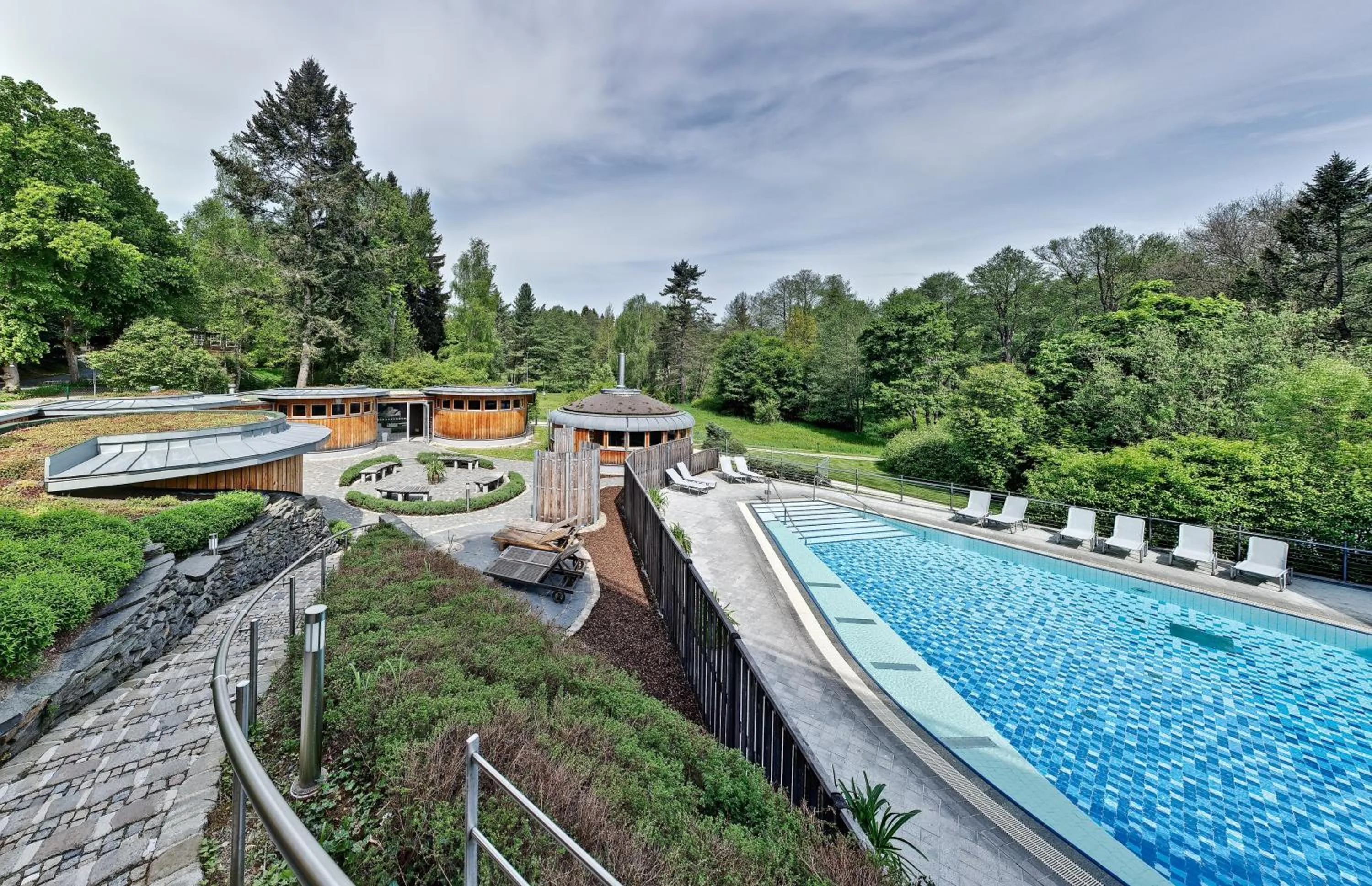 Hot Spring Bath in Santé Royale Hotel- & Gesundheitsresort Bad Brambach