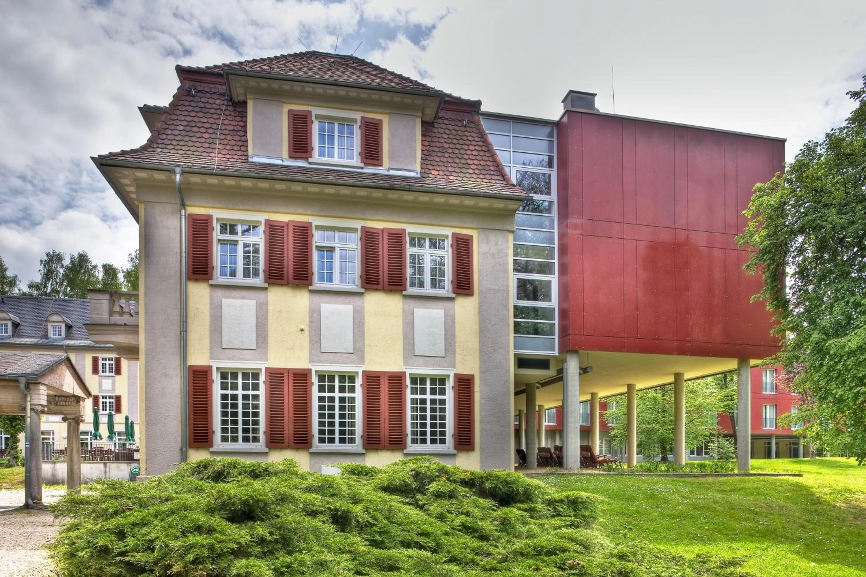 Patio in Santé Royale Hotel- & Gesundheitsresort Bad Brambach