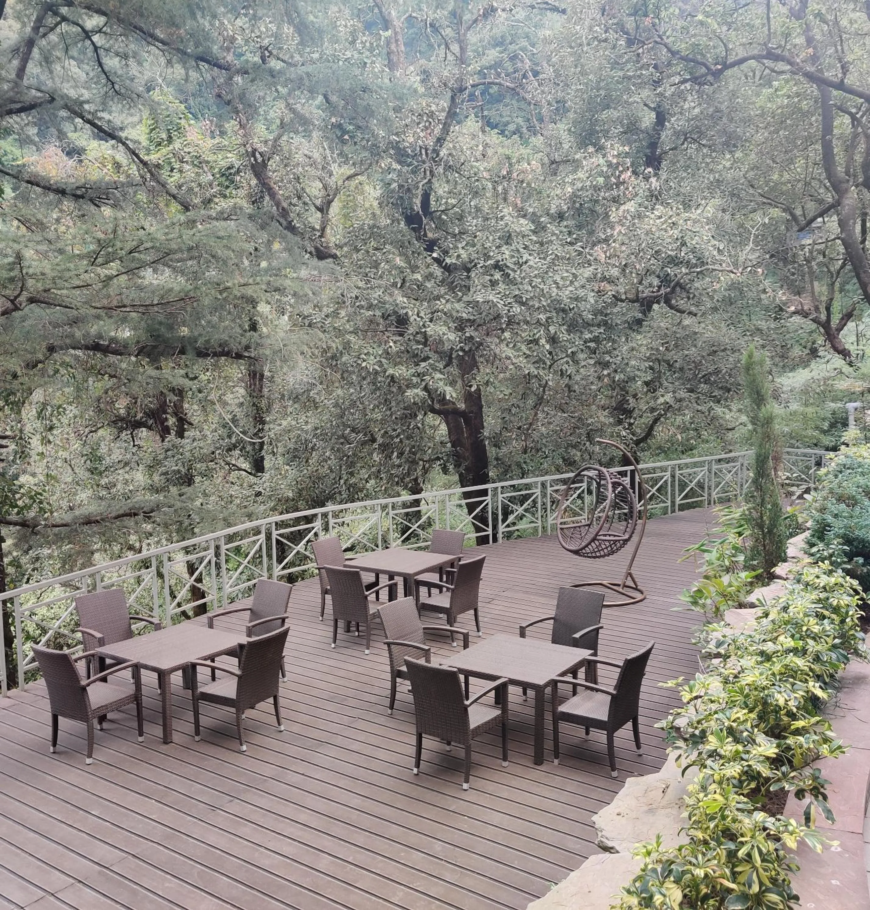 Balcony/Terrace in Yog Wellness Resort & Spa By Amritara