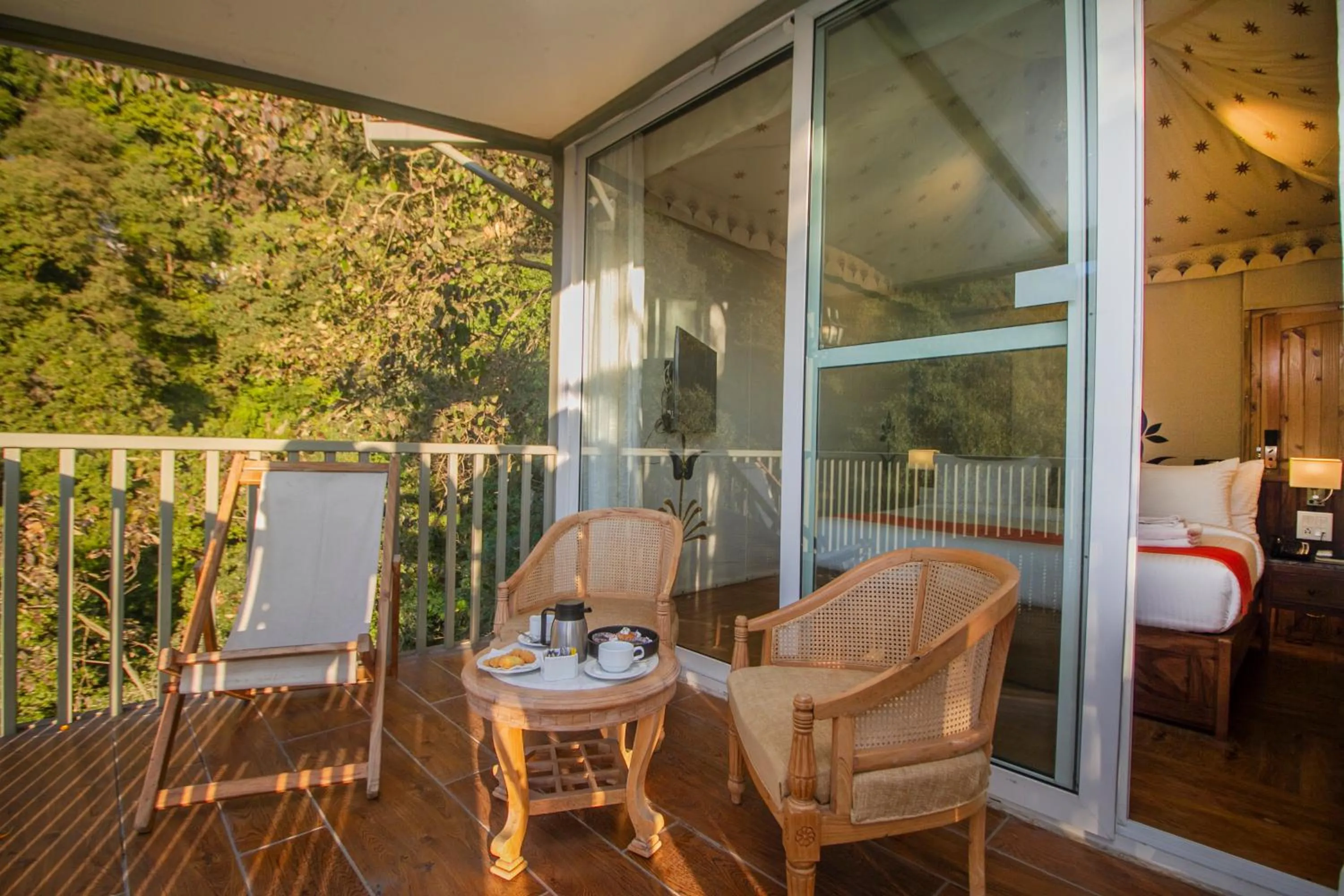 Patio in Yog Wellness Resort & Spa By Amritara