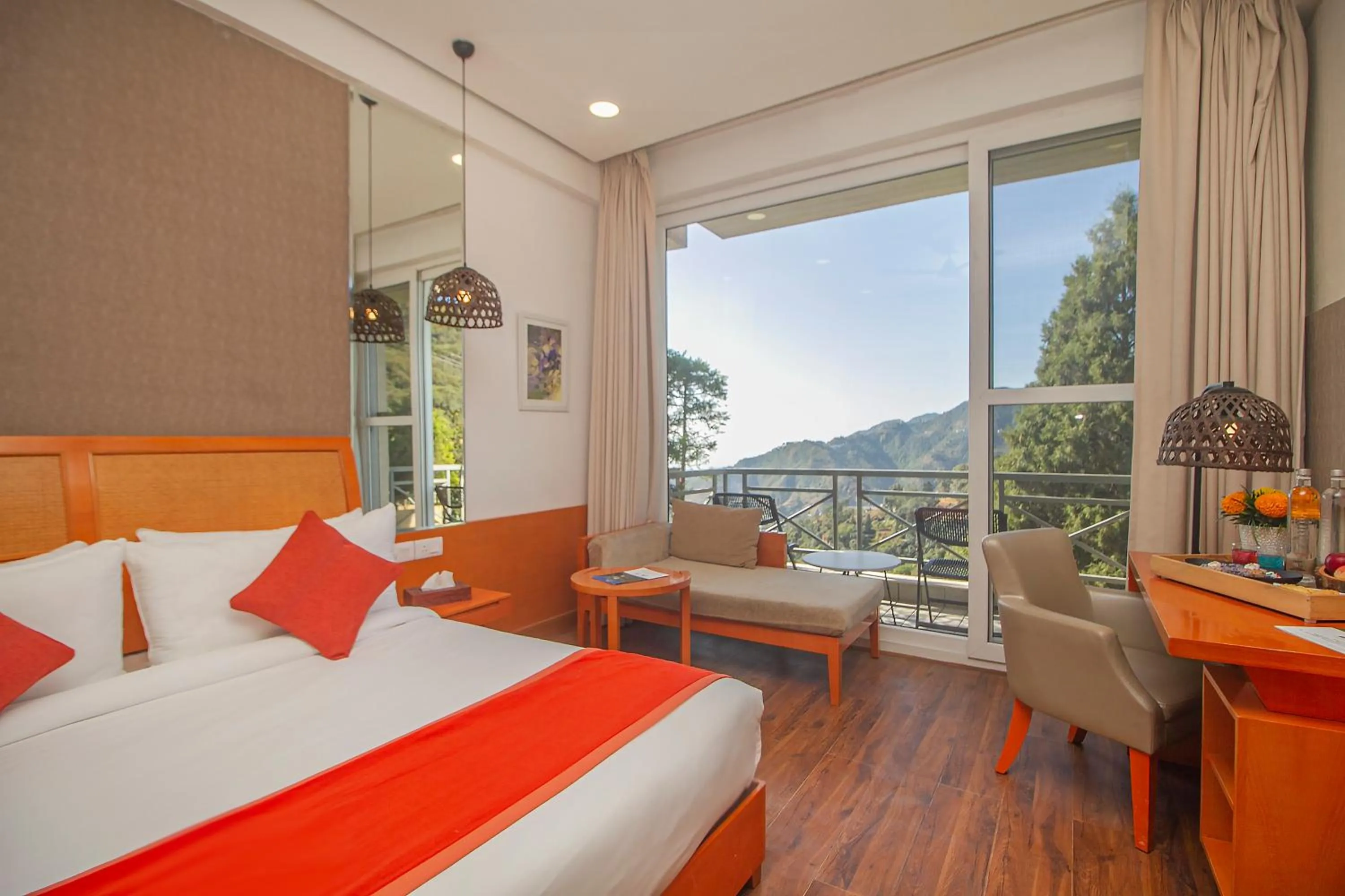 View (from property/room), Bed in Yog Wellness Resort & Spa By Amritara