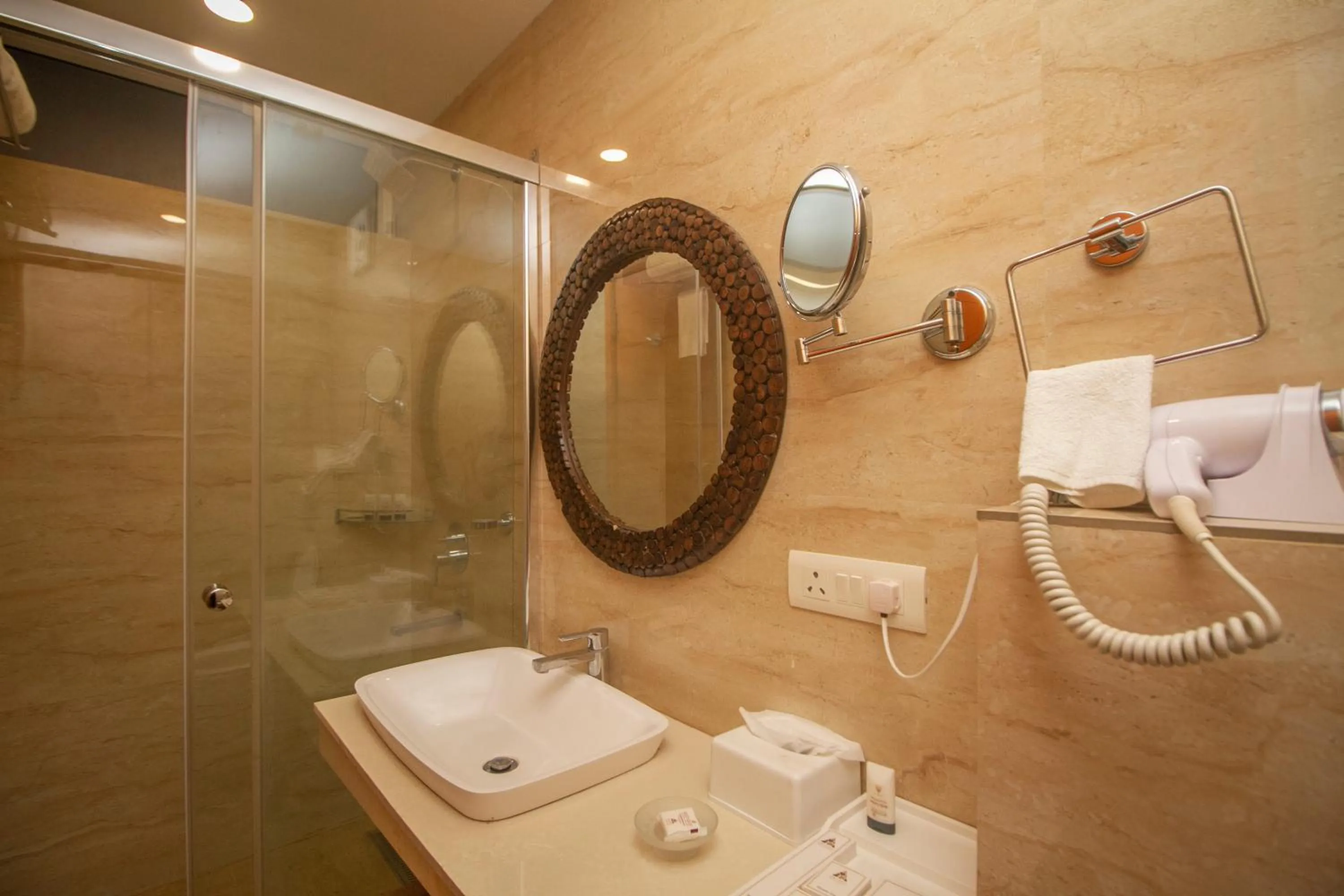 Shower in Yog Wellness Resort & Spa By Amritara