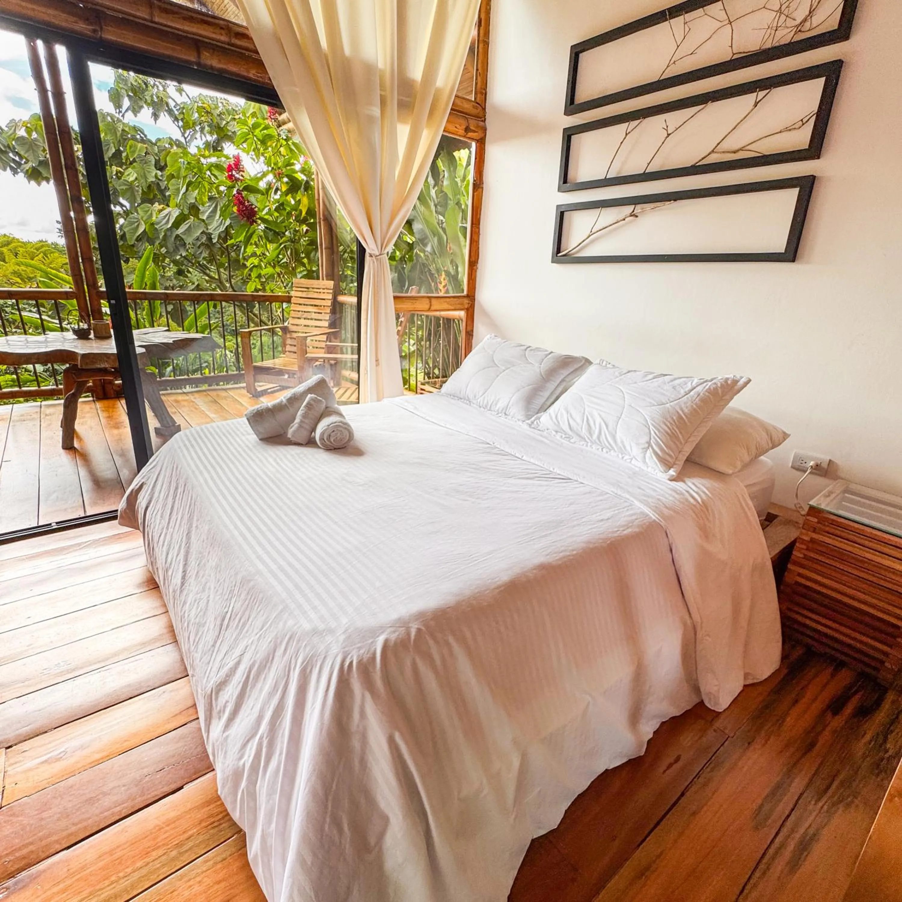 Quadruple Room with Mountain View in Tukawa