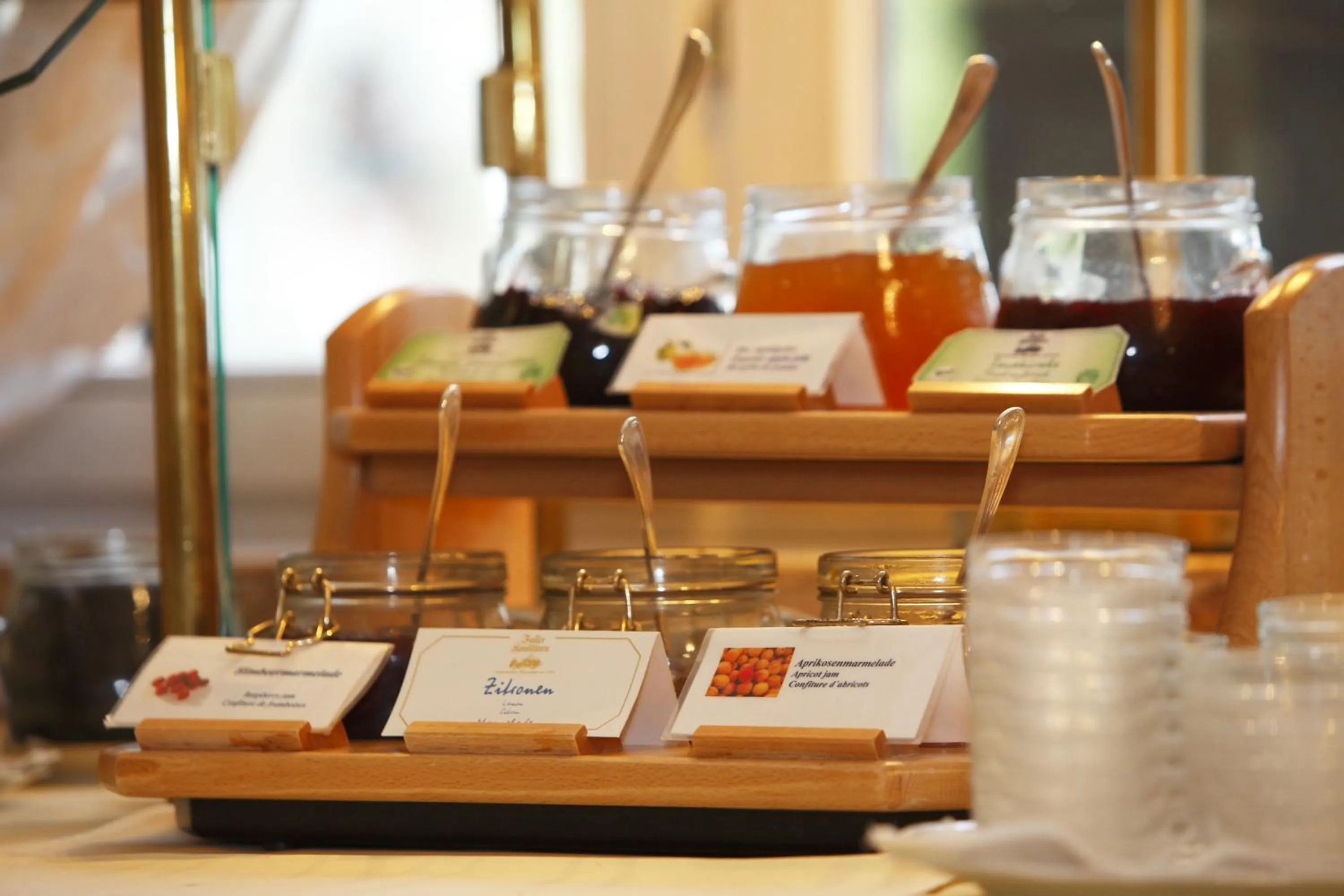 Continental breakfast in Schlosshotel Karlsruhe