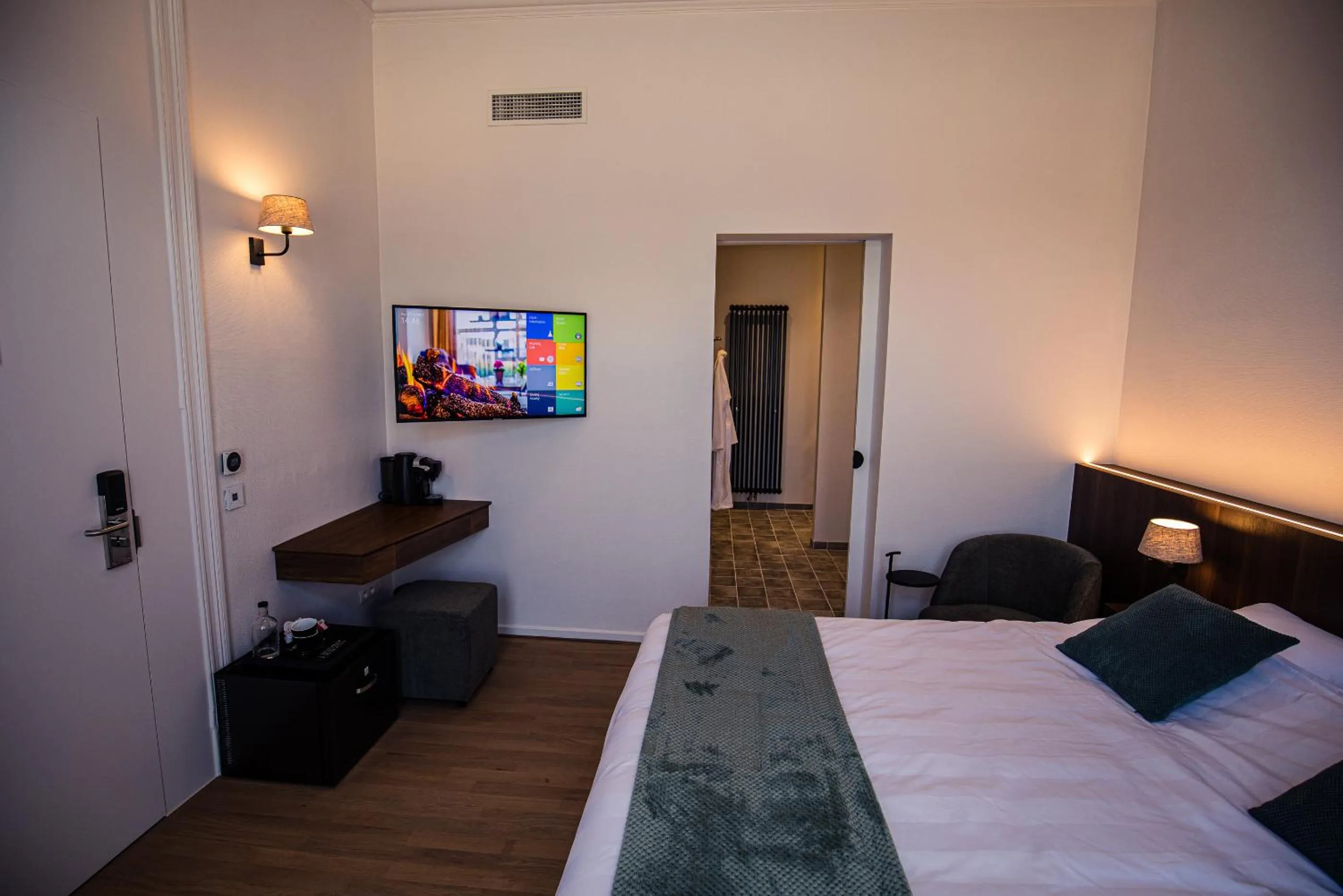 Bedroom, Bed in Burgemeesterhuys