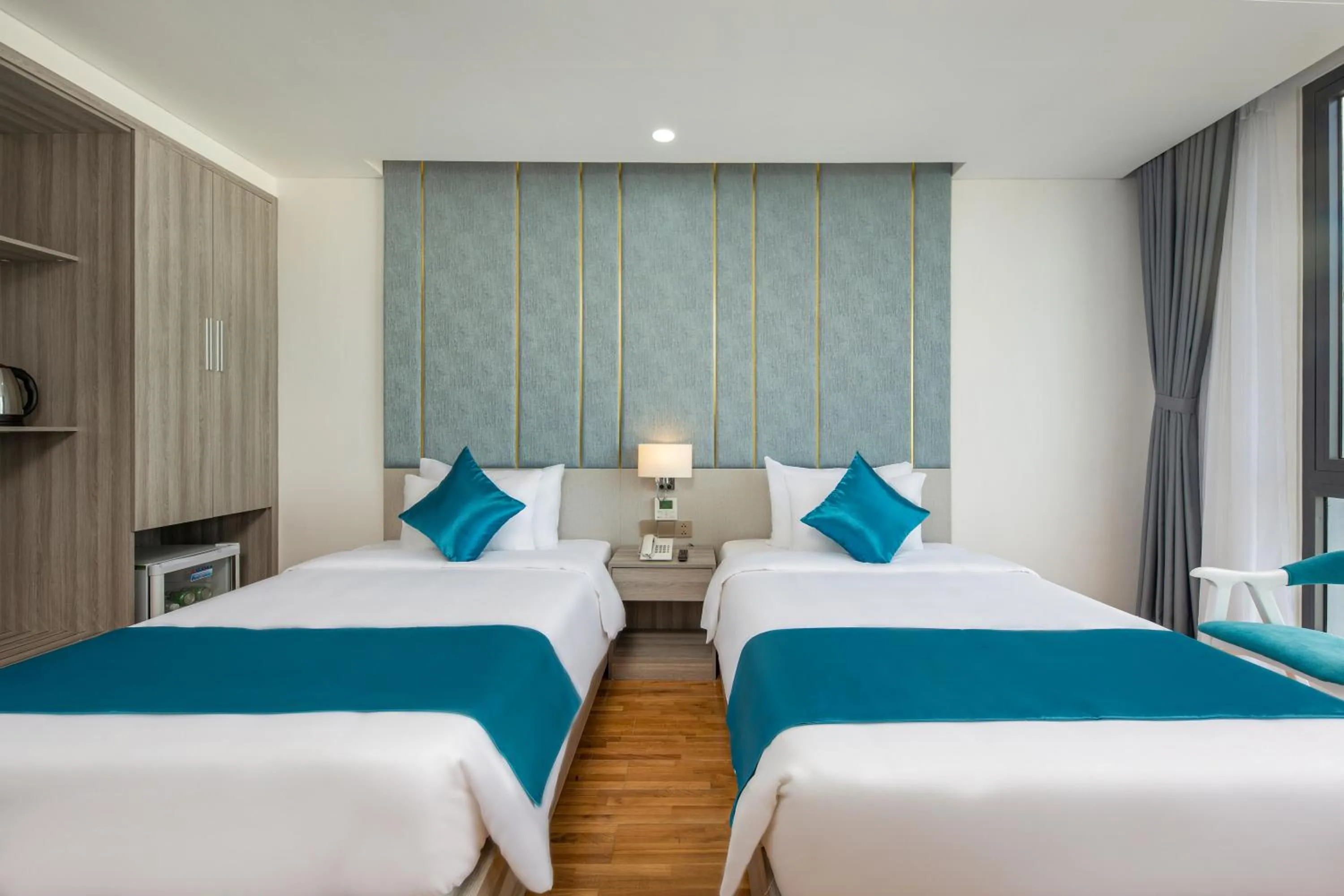 Bed in Calix Hotel
