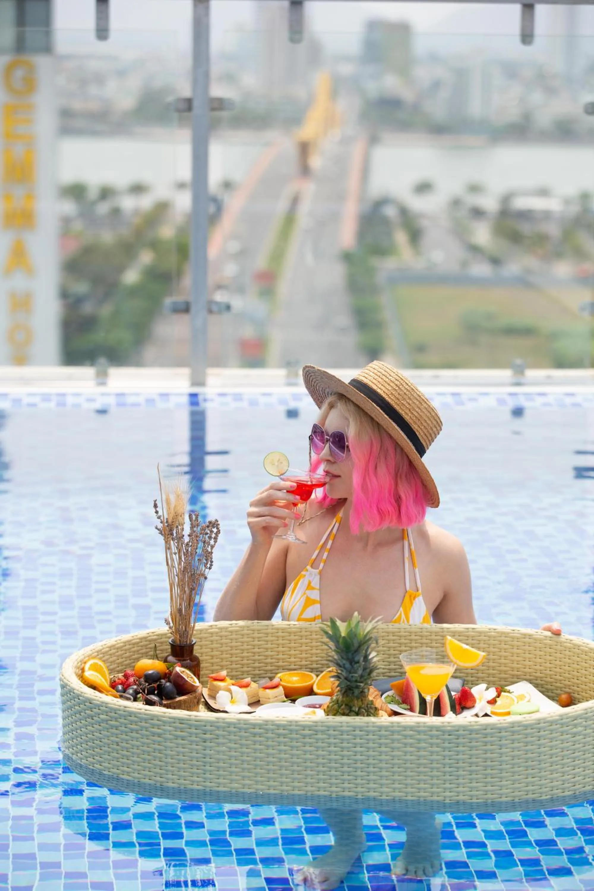 Swimming pool in Calix Hotel