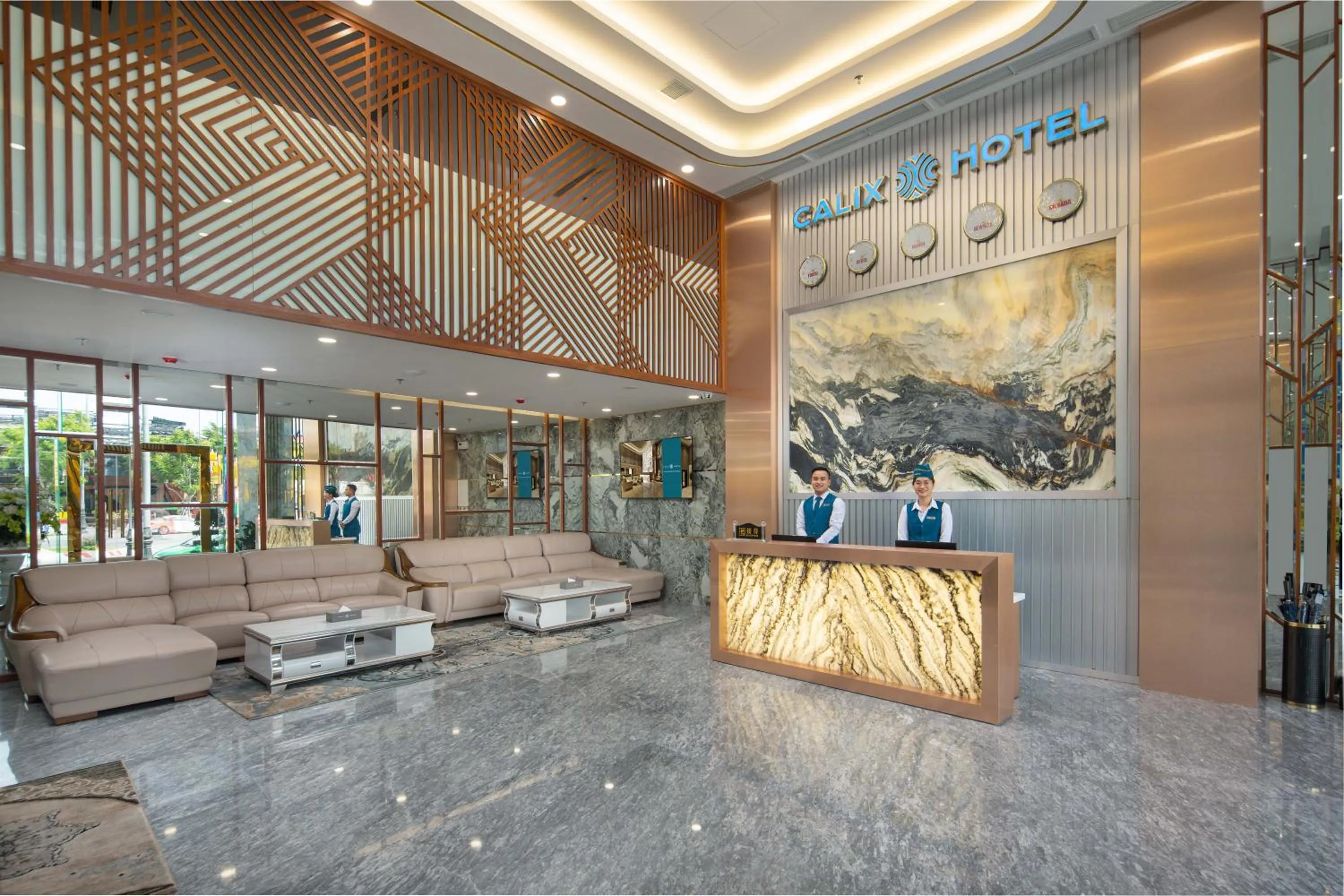 Lobby or reception in Calix Hotel
