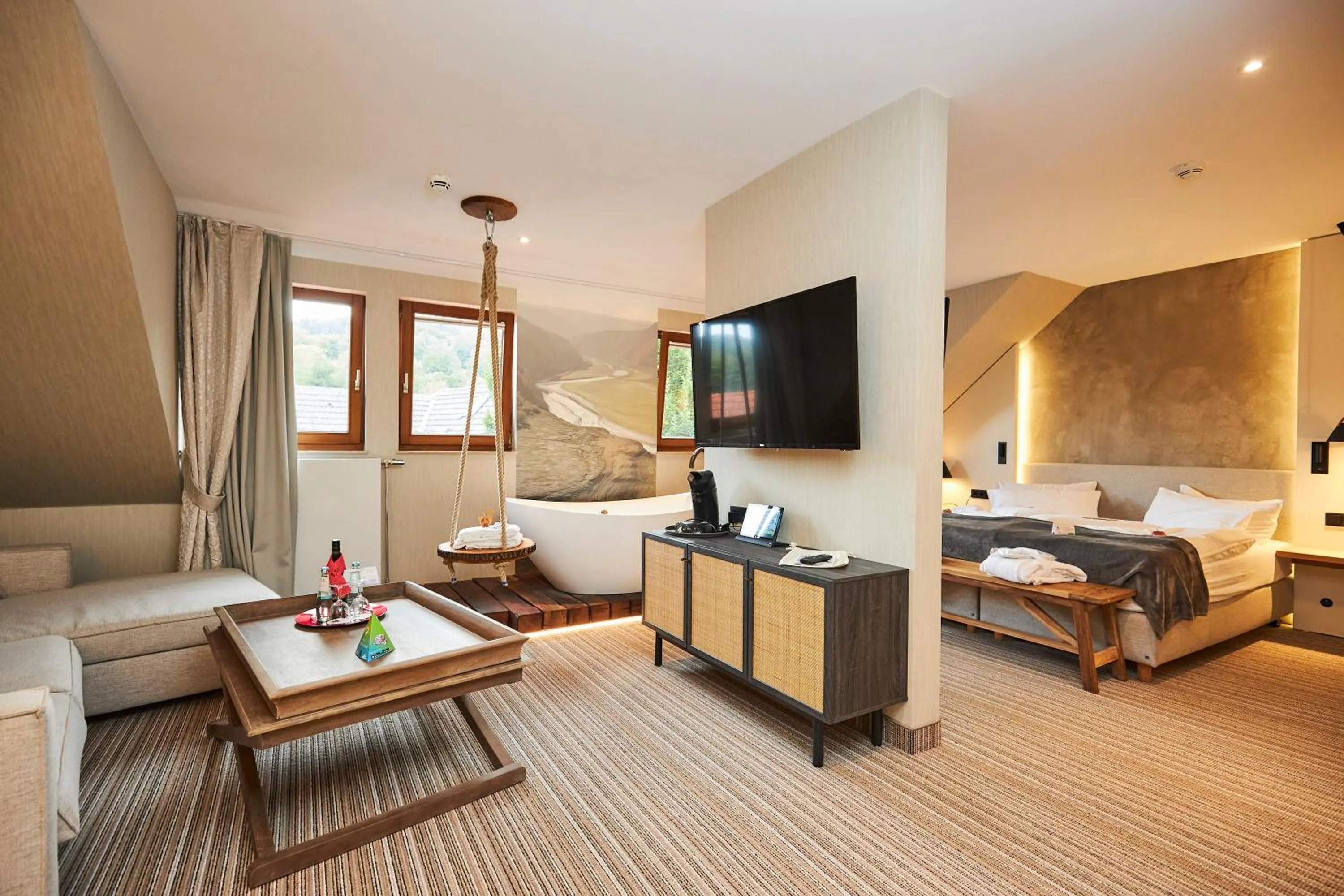 Photo of the whole room, Bed in Flair Hotel Werbetal