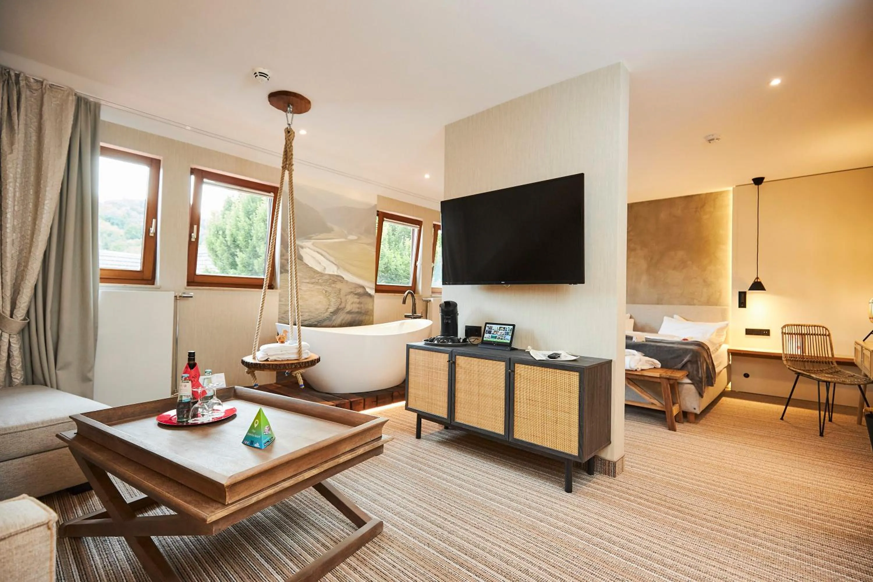 Photo of the whole room, Bed in Flair Hotel Werbetal
