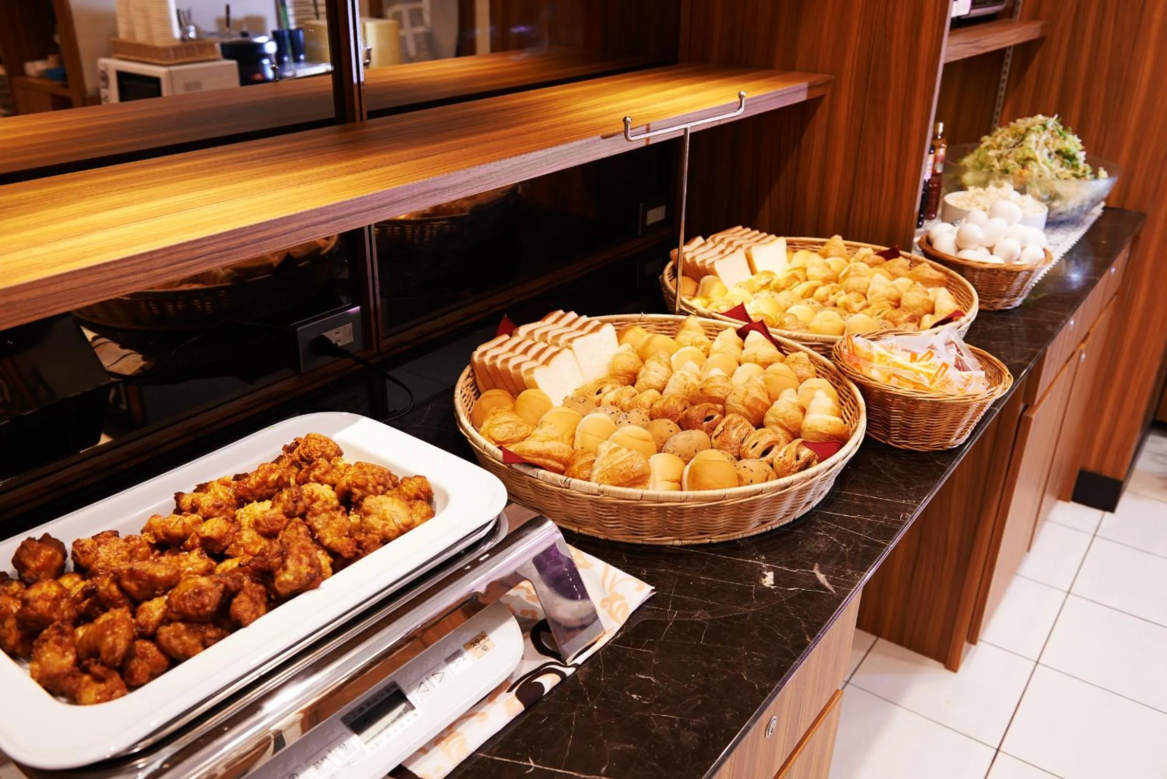 Breakfast in Super Hotel JR Ueno Iriyaguchi