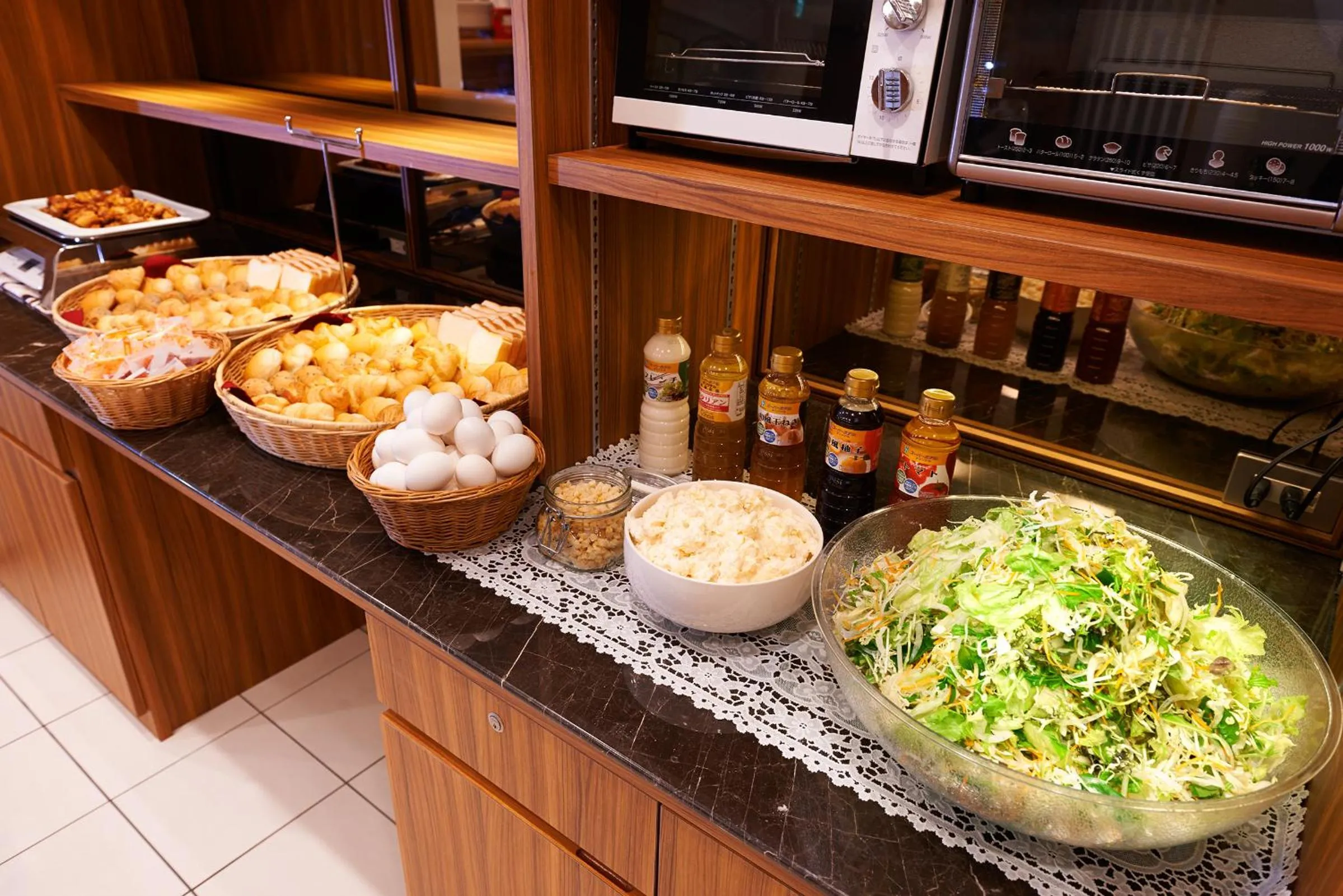 Breakfast in Super Hotel JR Ueno Iriyaguchi