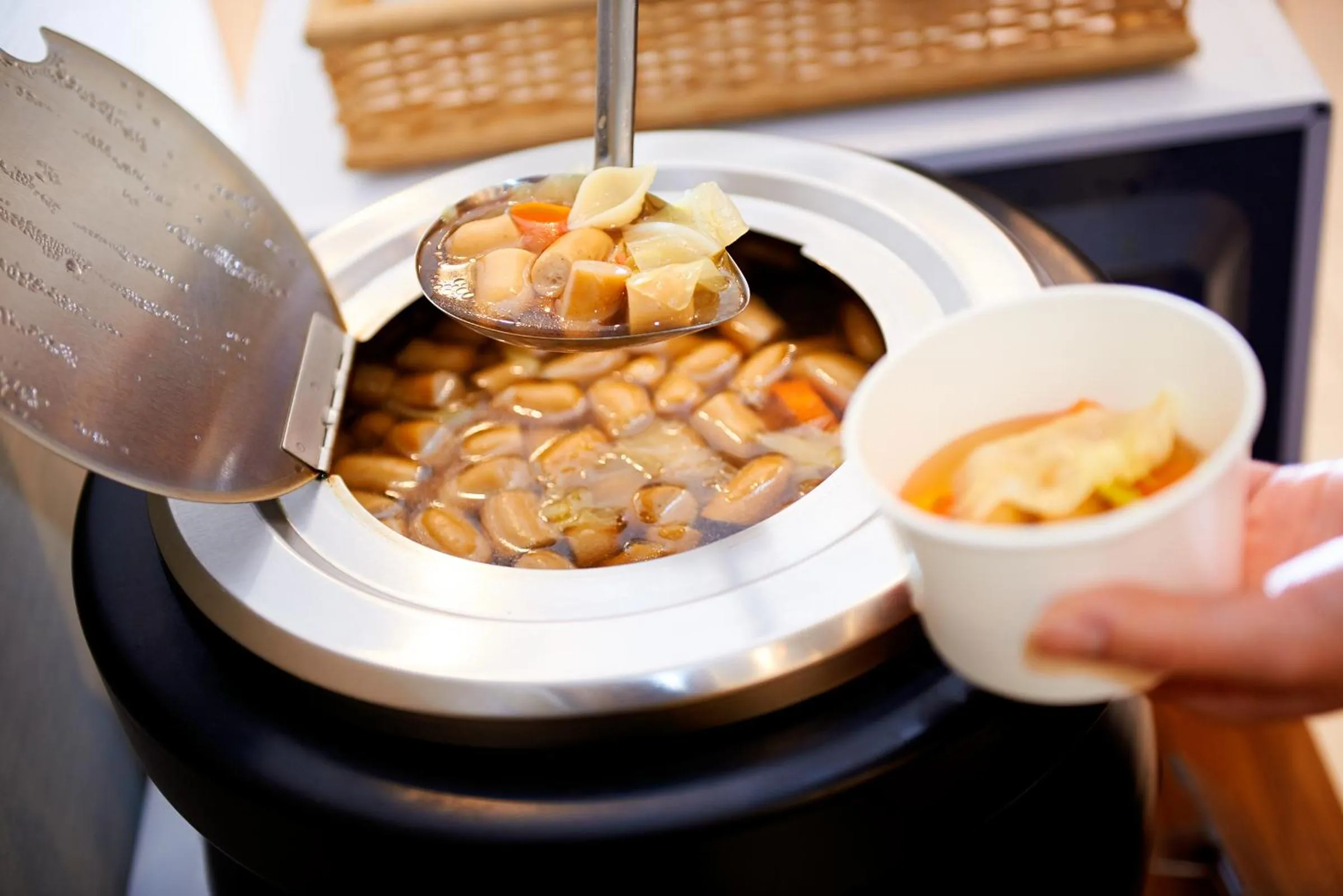 Breakfast in Super Hotel JR Ueno Iriyaguchi