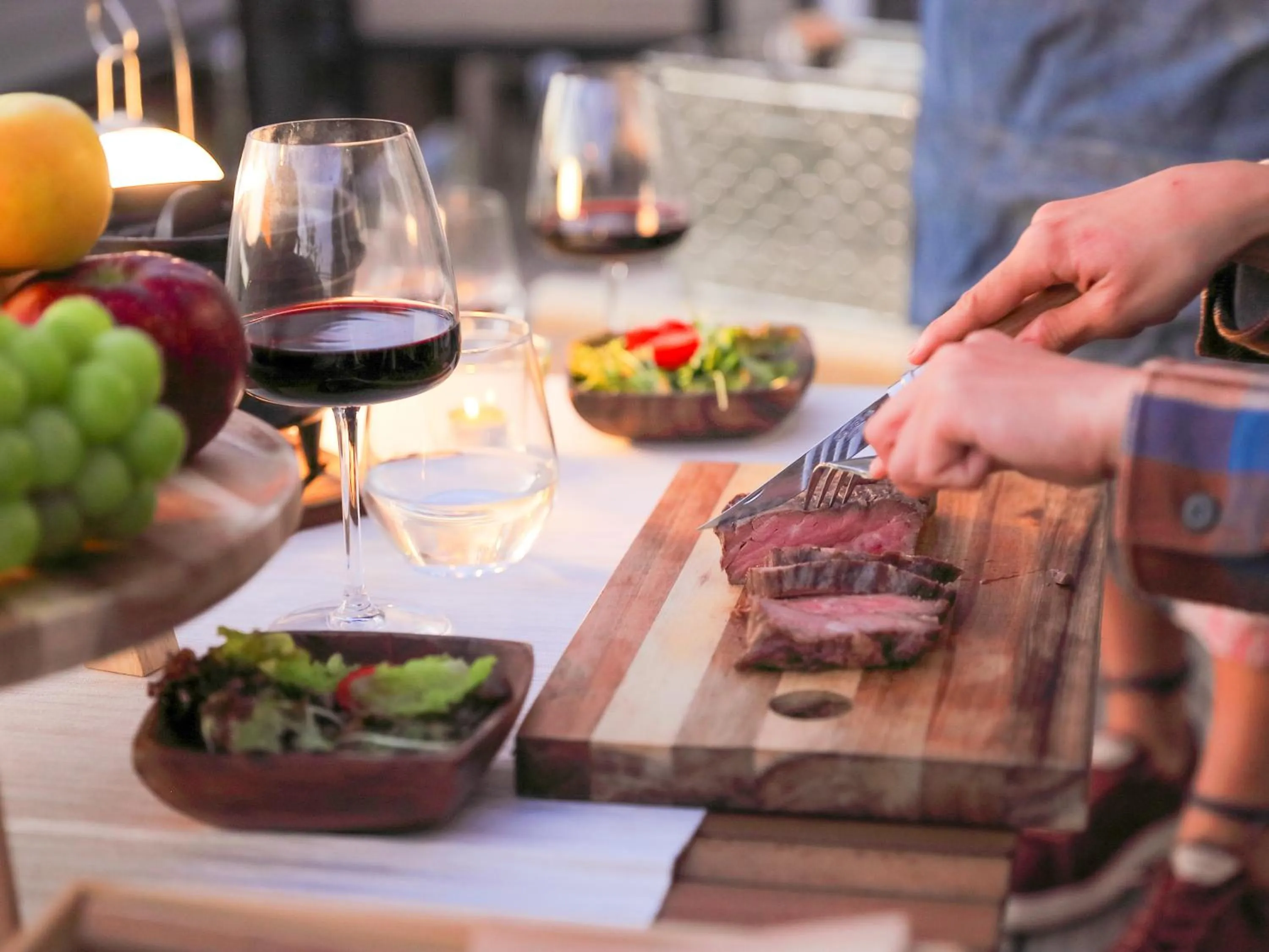 Food and drinks in Fukiagehama Field Hotel