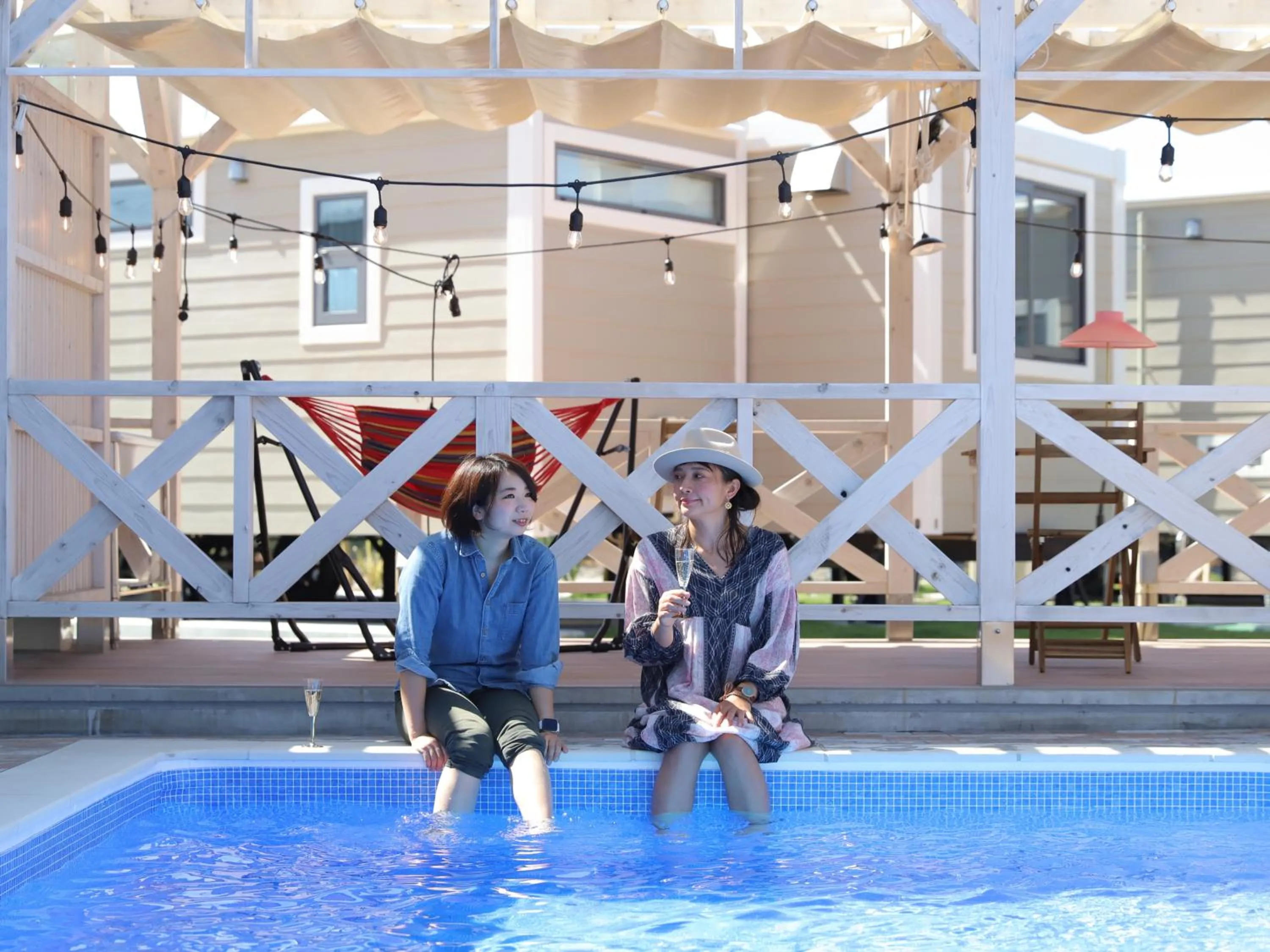 Pool view in Fukiagehama Field Hotel