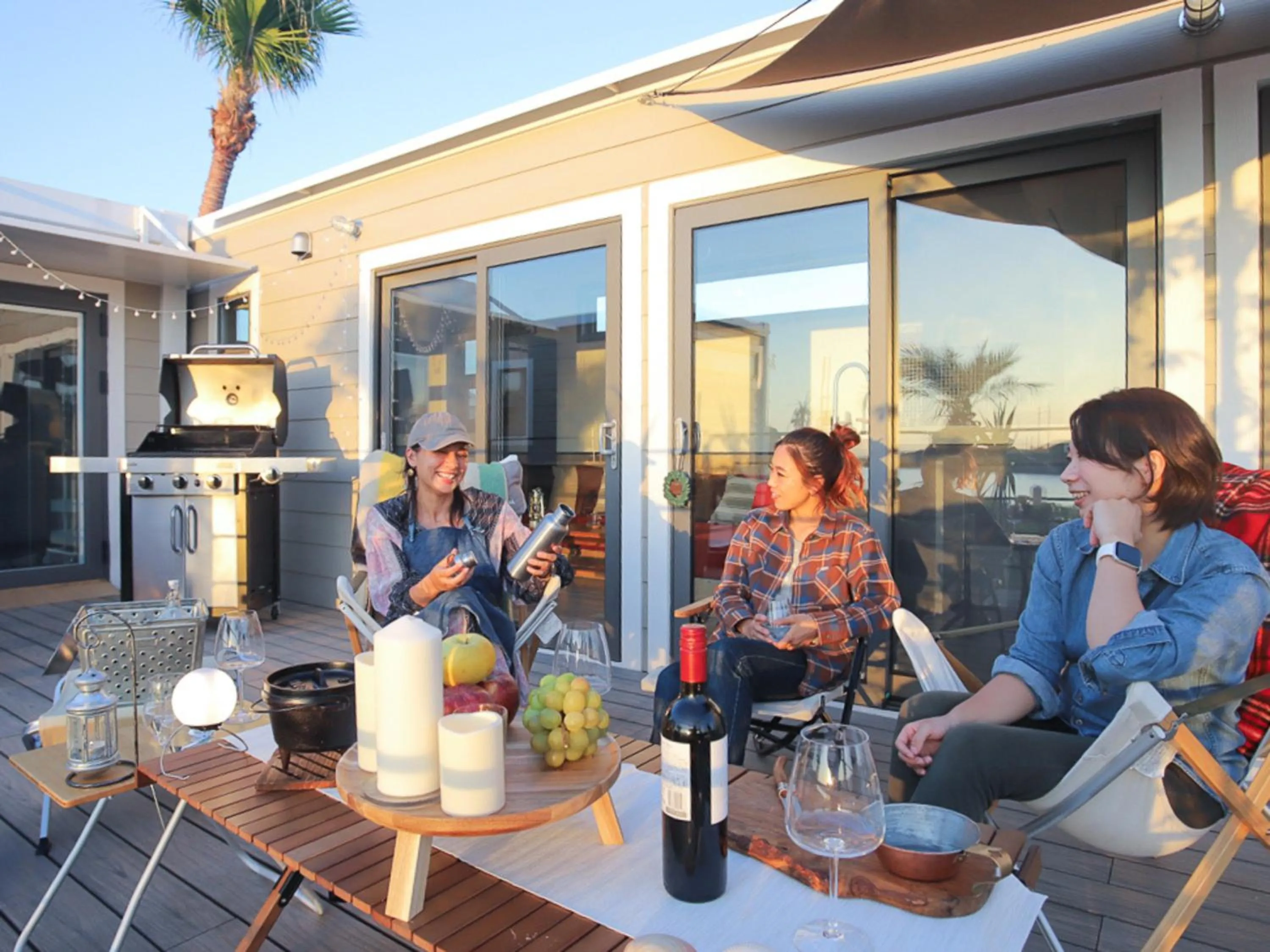 BBQ facilities in Fukiagehama Field Hotel
