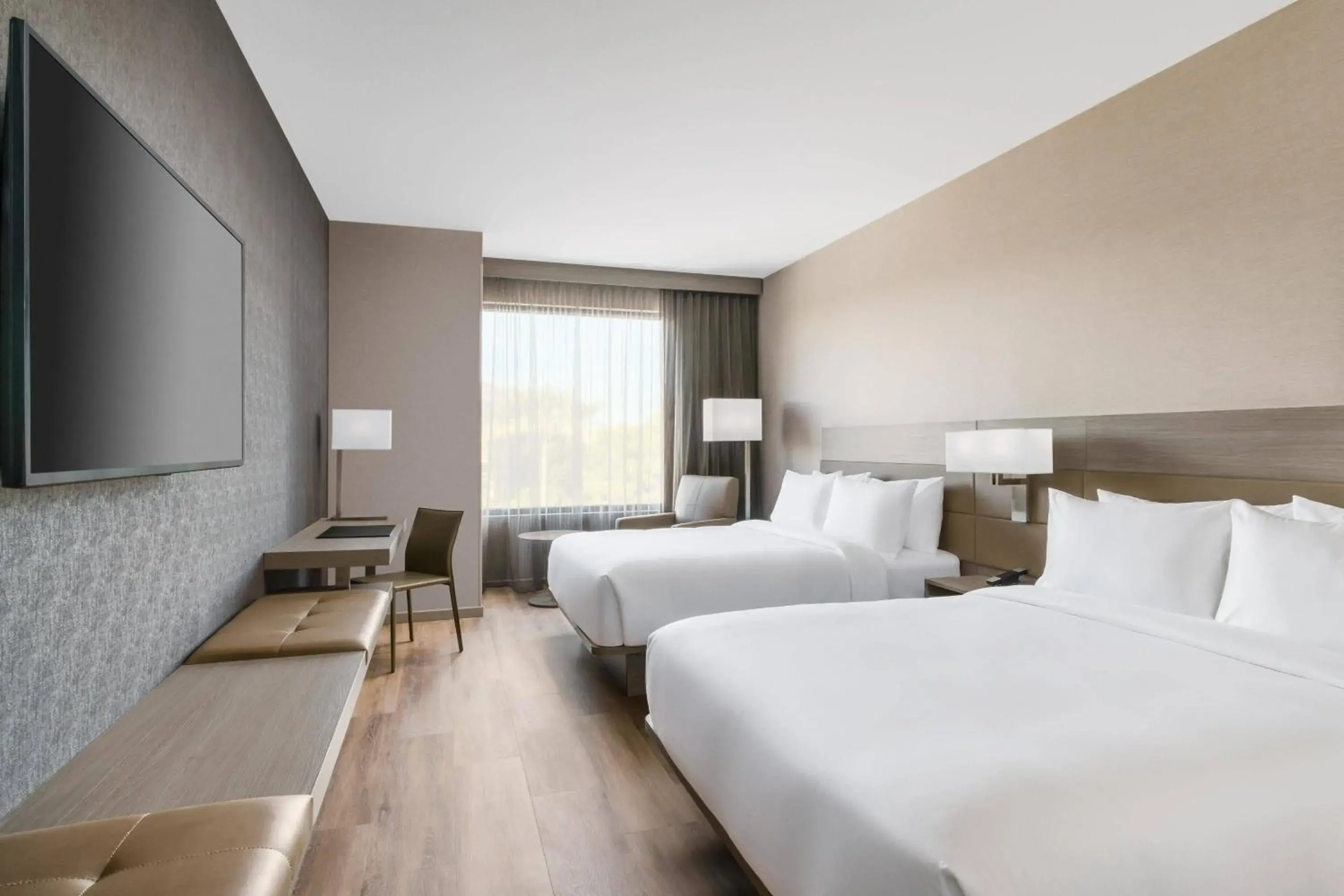 Queen Room with Two Queen Beds - Hearing Accessible in AC Hotel by Marriott Scottsdale North Queen Room with Two Queen Beds - Hearing Accessible in AC Hotel by Marriott Scottsdale North