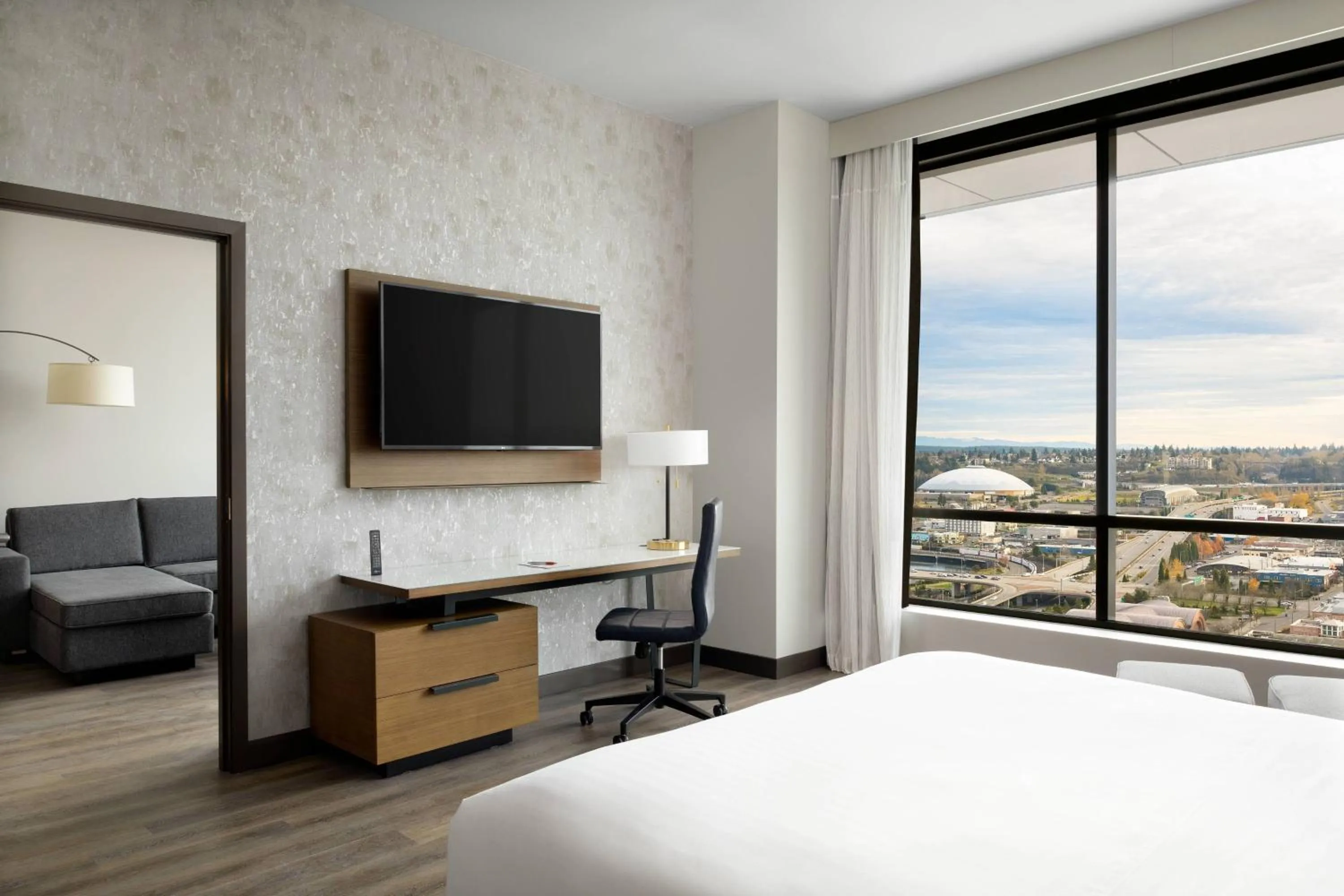 Bedroom, Bed in Marriott Tacoma Downtown