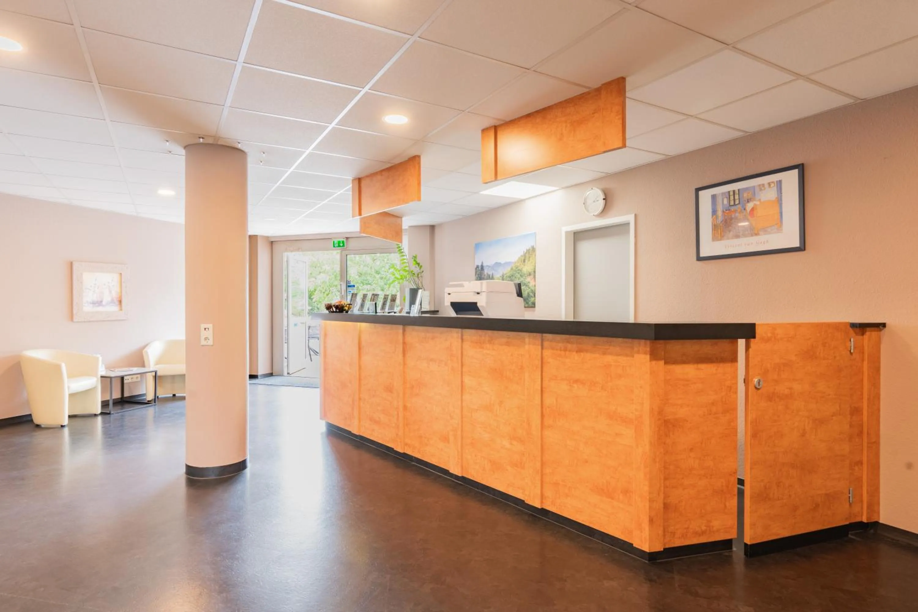 Lobby or reception in Euro-Hotel