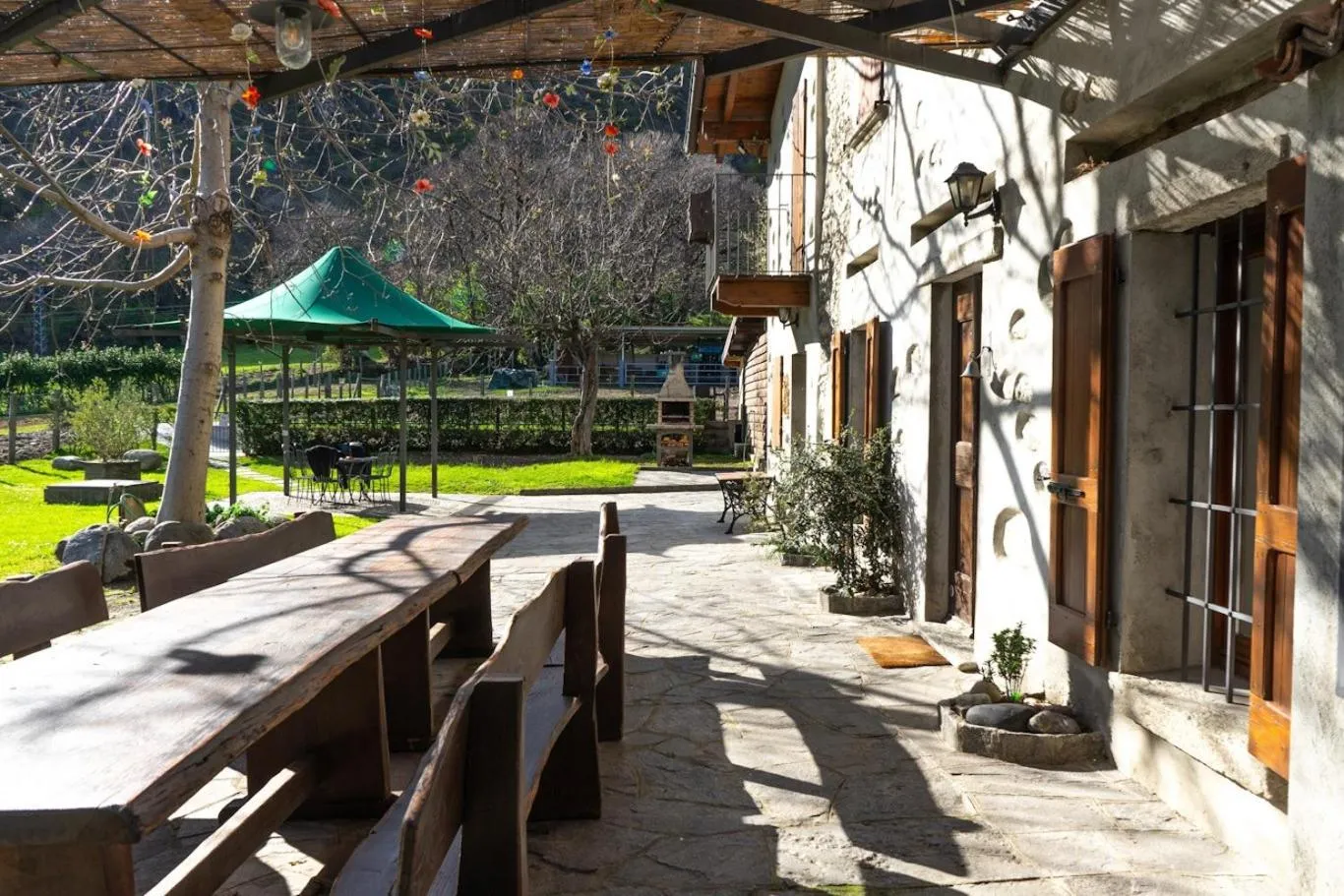 Garden view in Podere Brughee