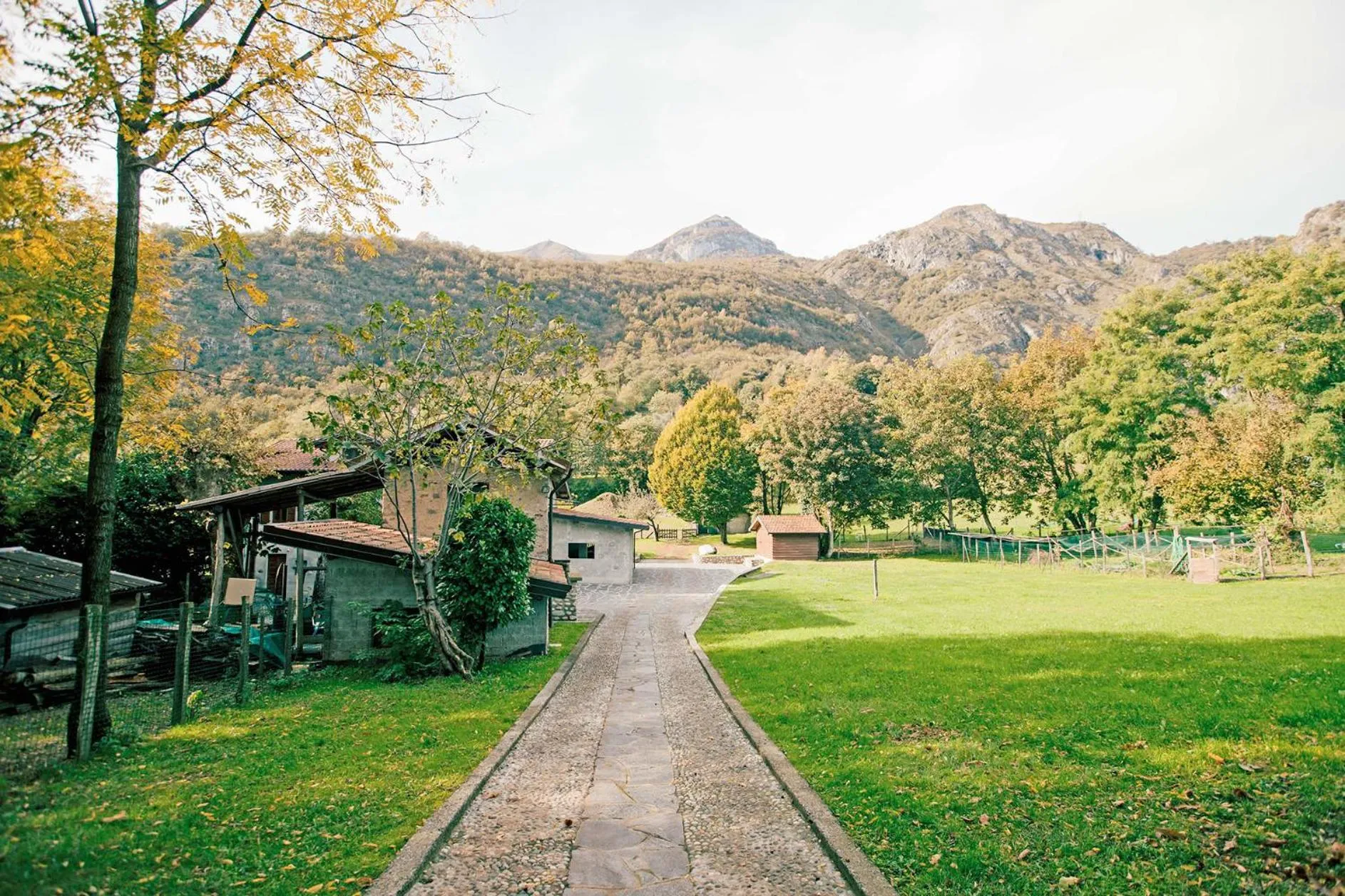Natural landscape in Podere Brughee