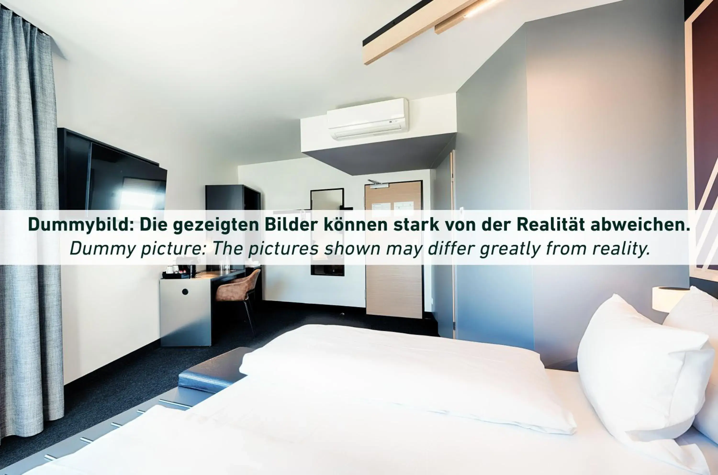 Bed in ibis München City Nord Bed in ibis München City Nord