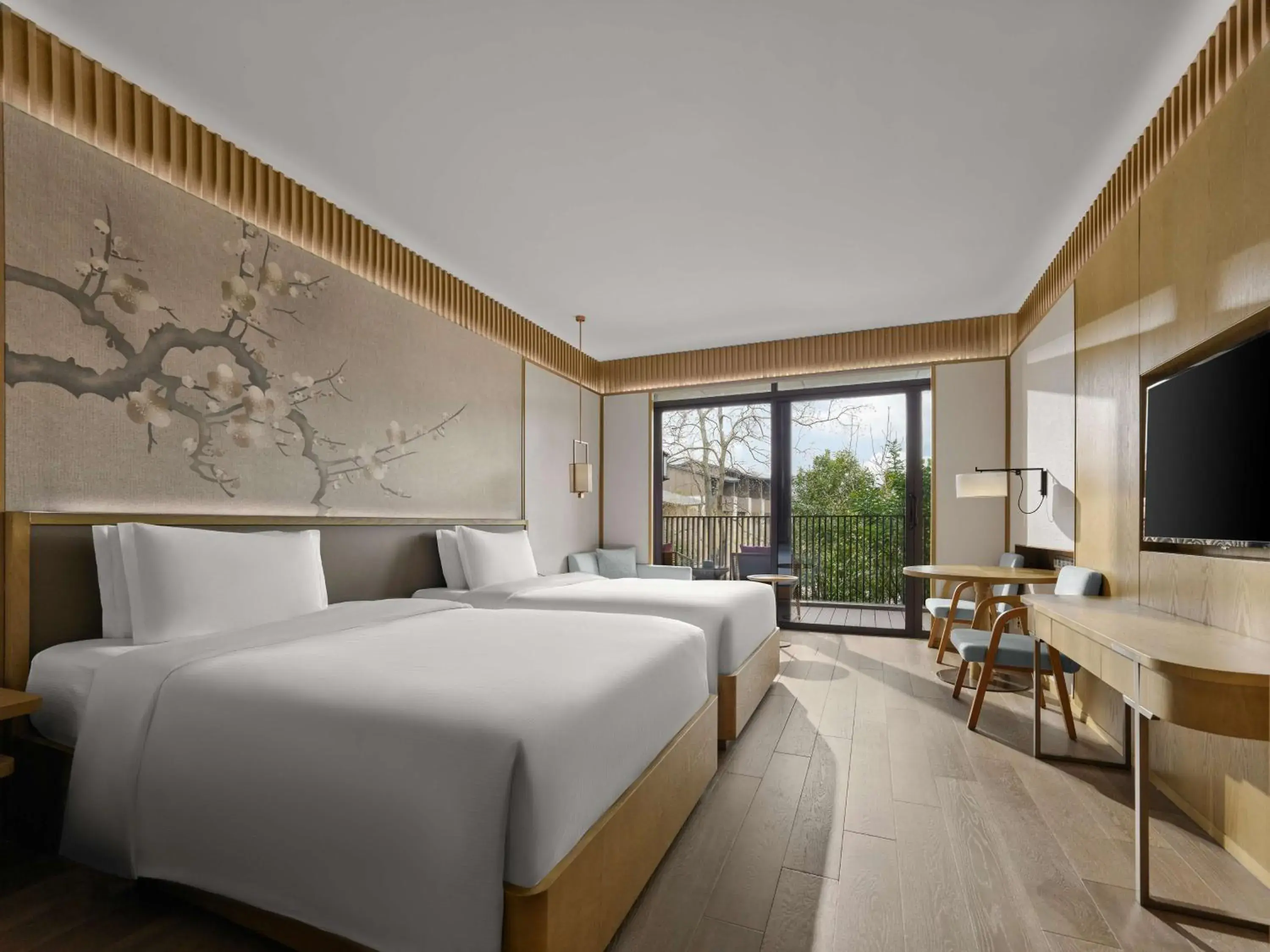 Bed in Hilton Suzhou New District Bed in Hilton Suzhou New District