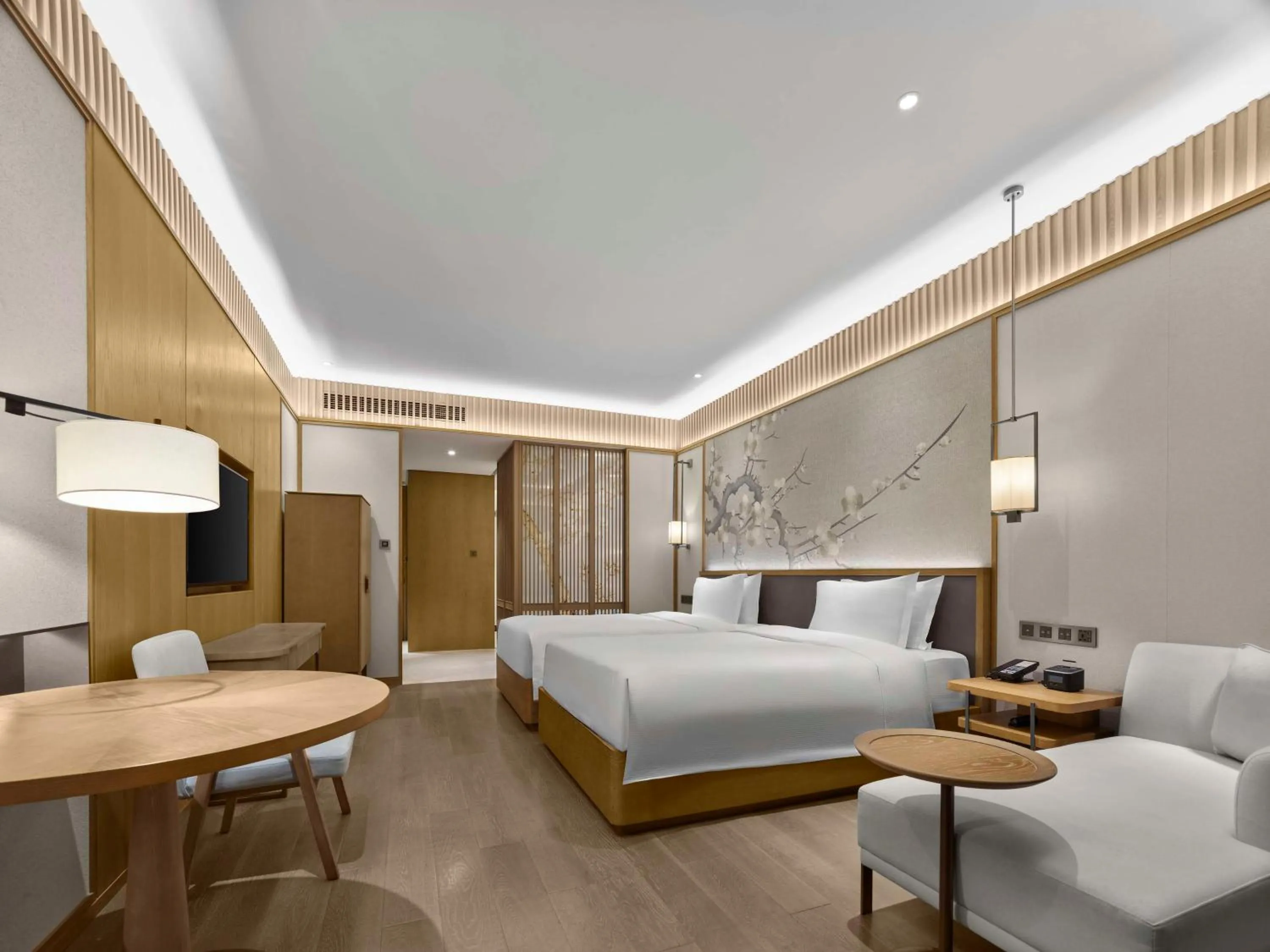 Bedroom, Bed in Hilton Suzhou New District