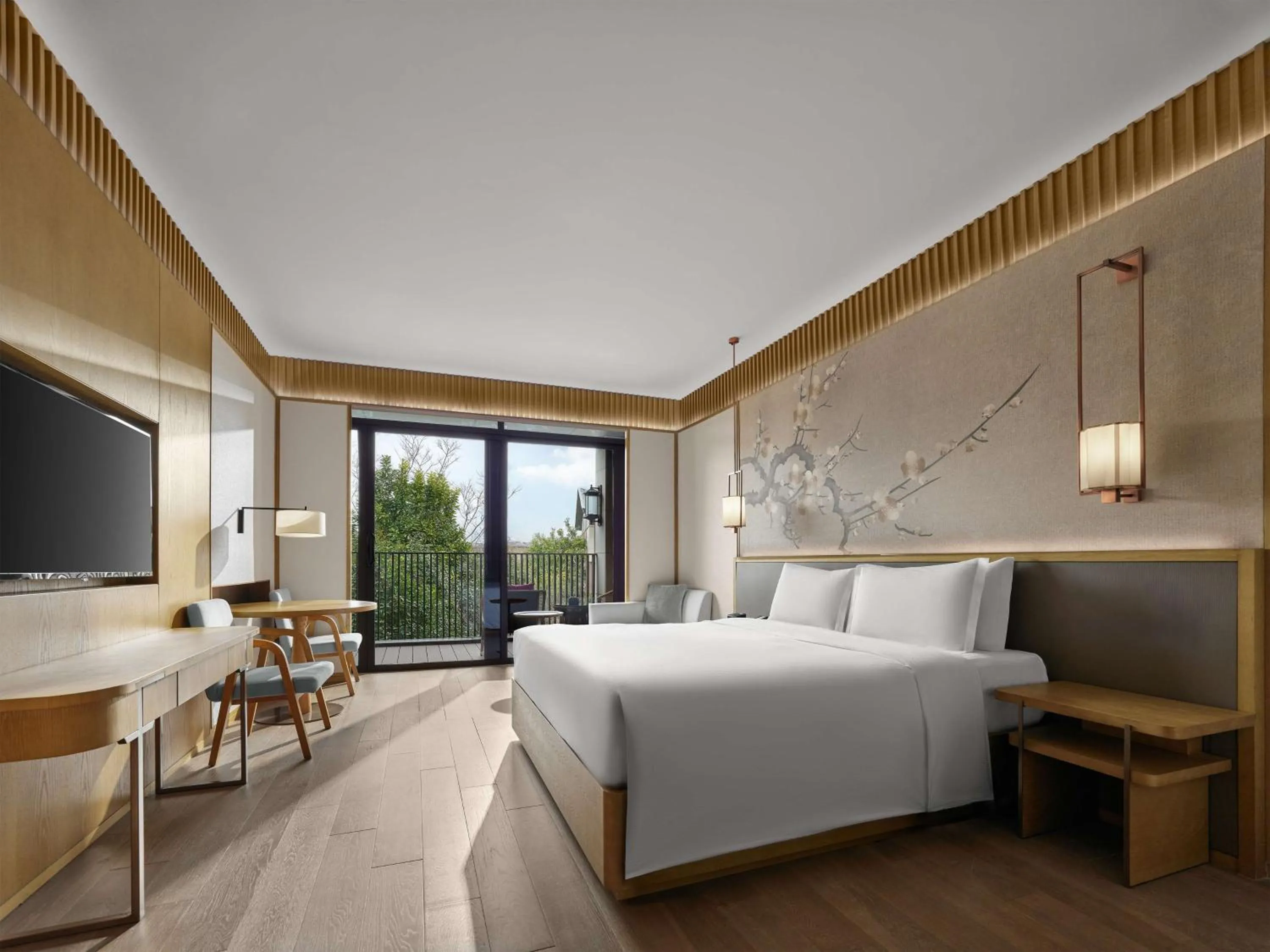 Bed in Hilton Suzhou New District
