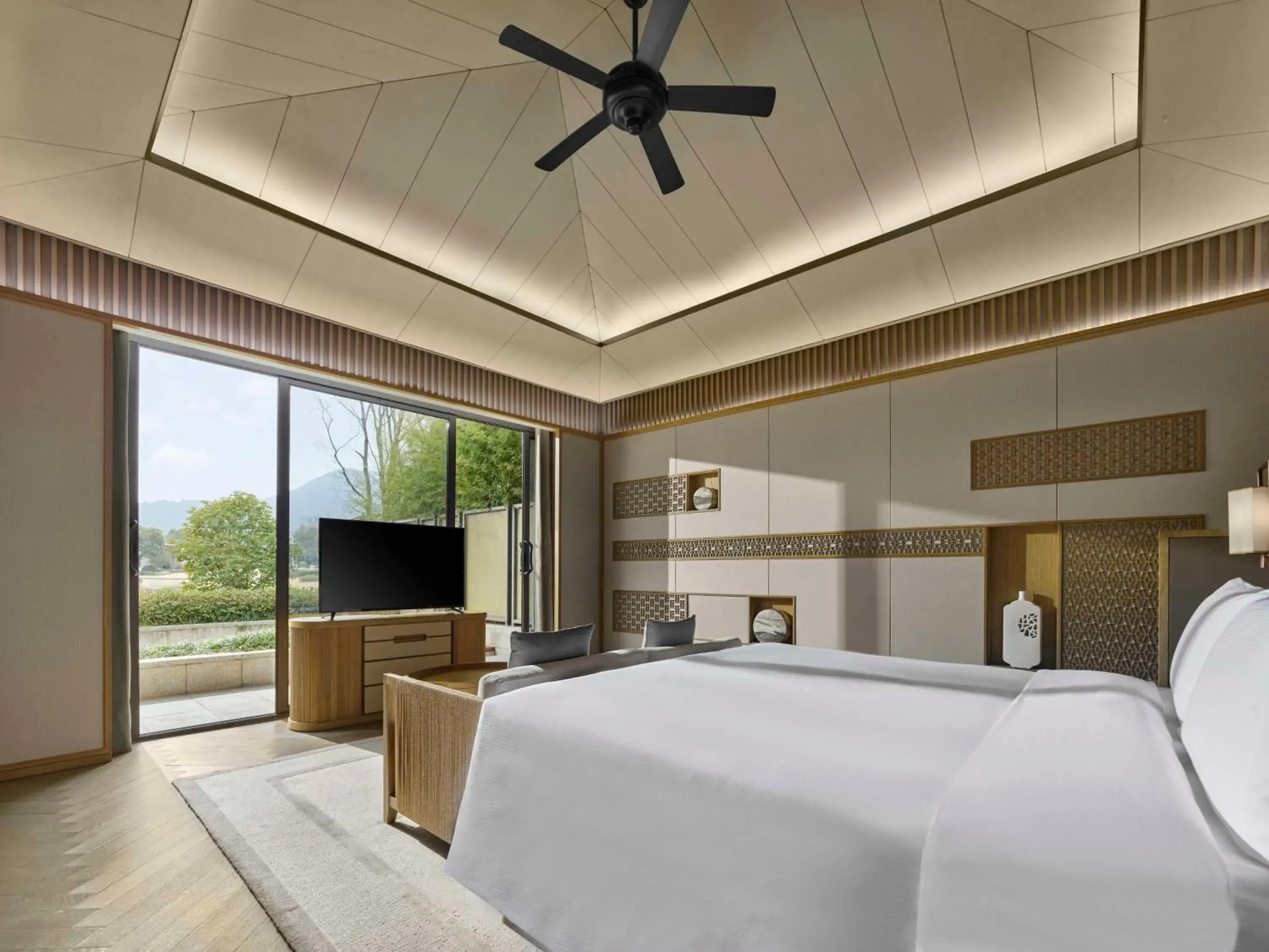 Bed in Hilton Suzhou New District Bed in Hilton Suzhou New District