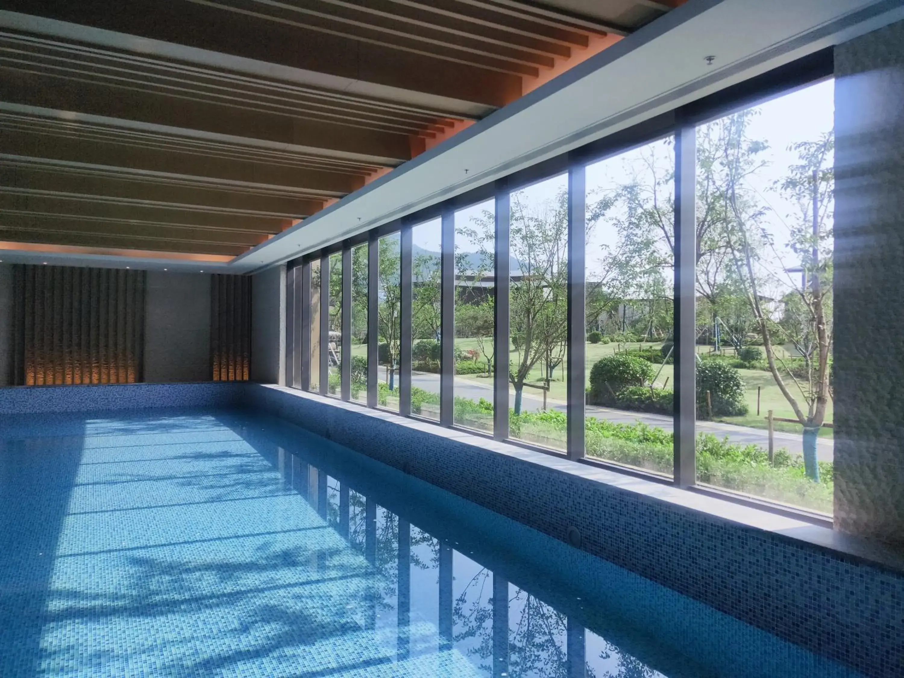 Swimming pool in Hilton Suzhou New District Swimming pool in Hilton Suzhou New District