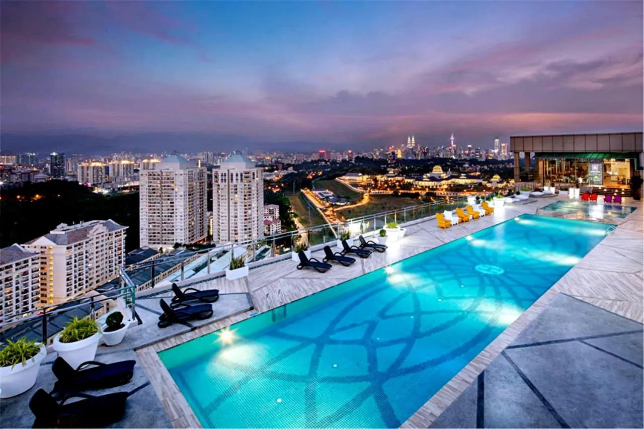 Swimming pool in Dorsett Residences Kuala Lumpur