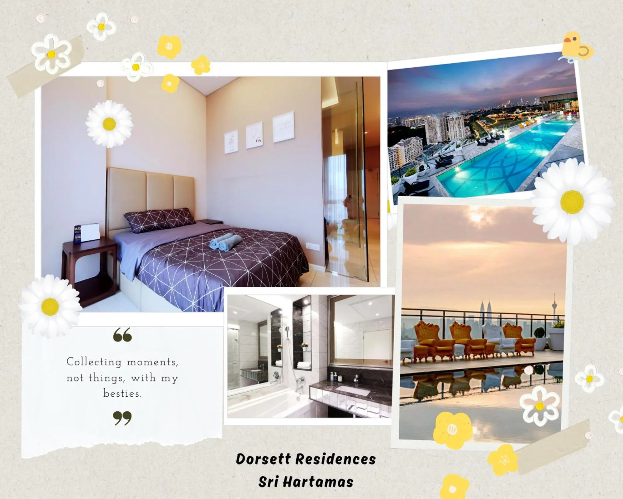 Bedroom, Bed in Dorsett Residences Kuala Lumpur