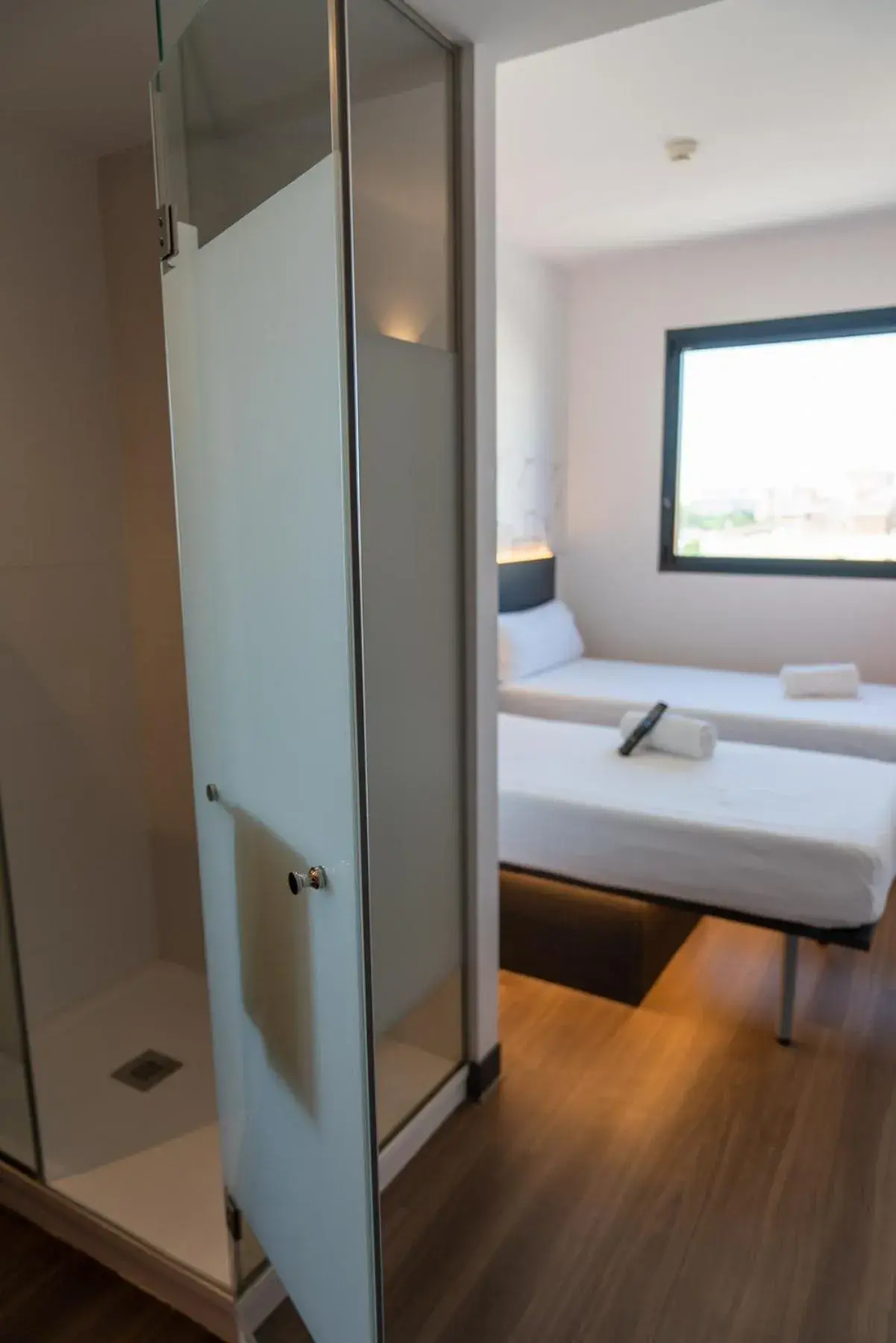 Photo of the whole room, Bed in easyHotel Malaga City Centre Photo of the whole room, Bed in easyHotel Malaga City Centre