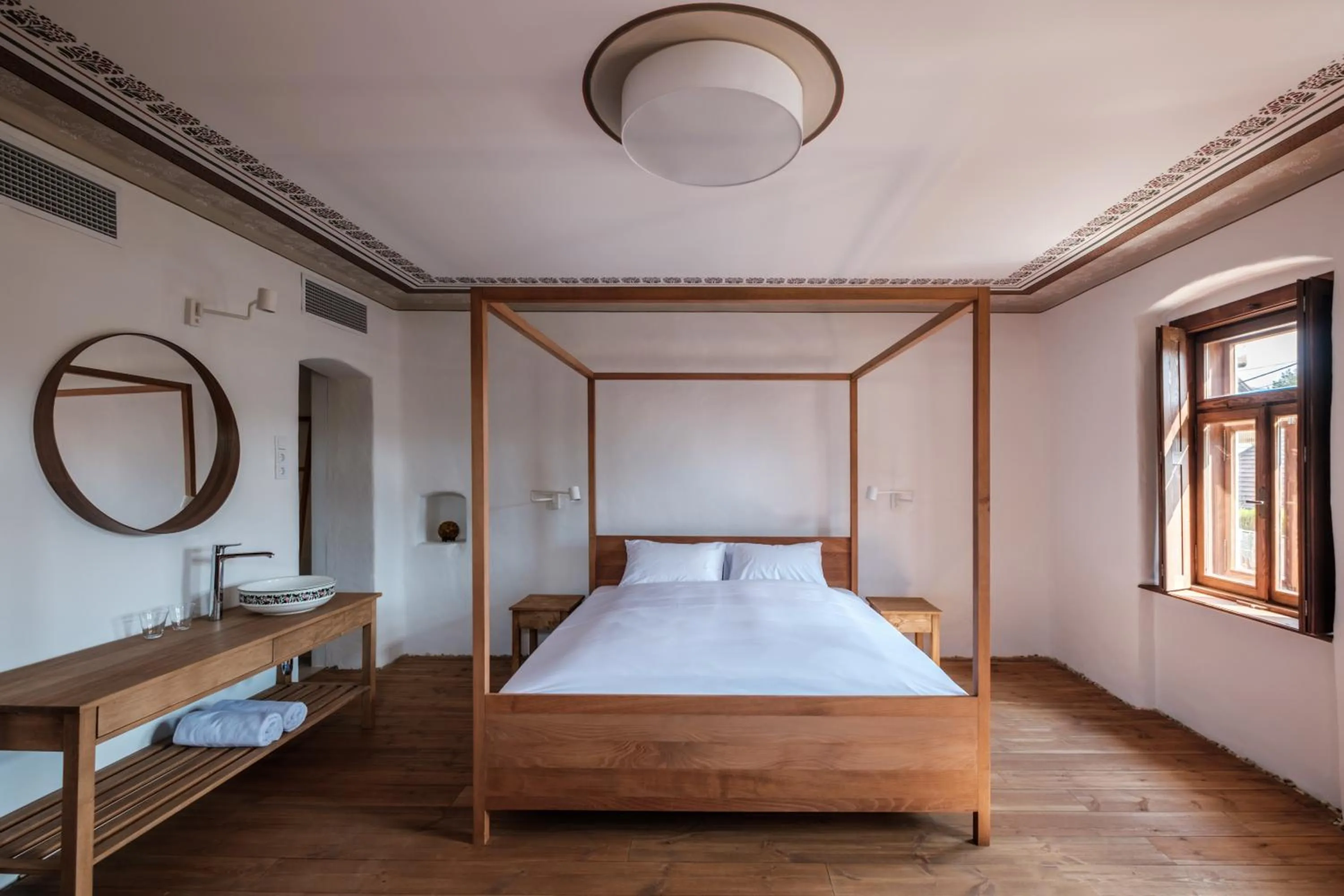 Bed in Almalomb Apartman