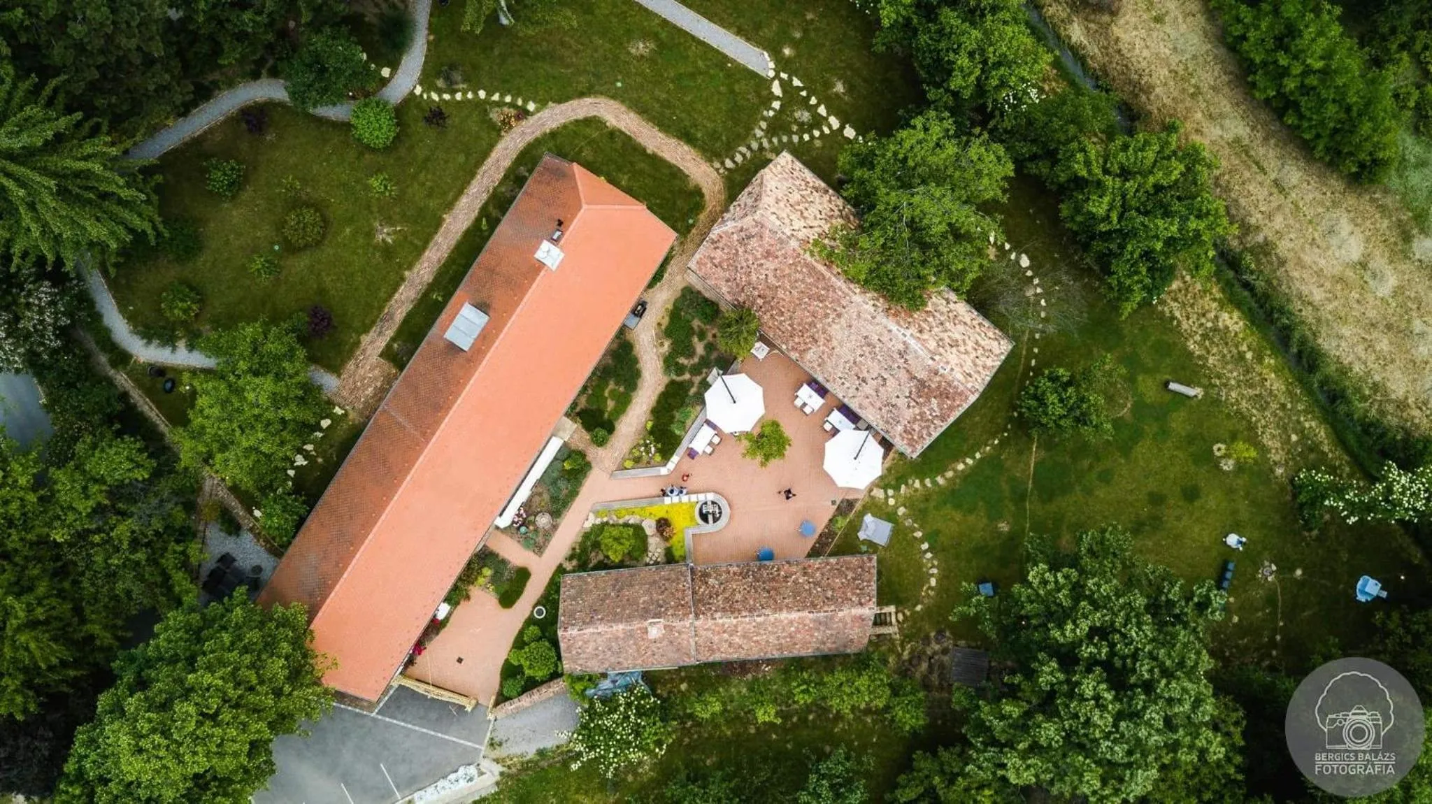 Bird's eye view in Almalomb Apartman